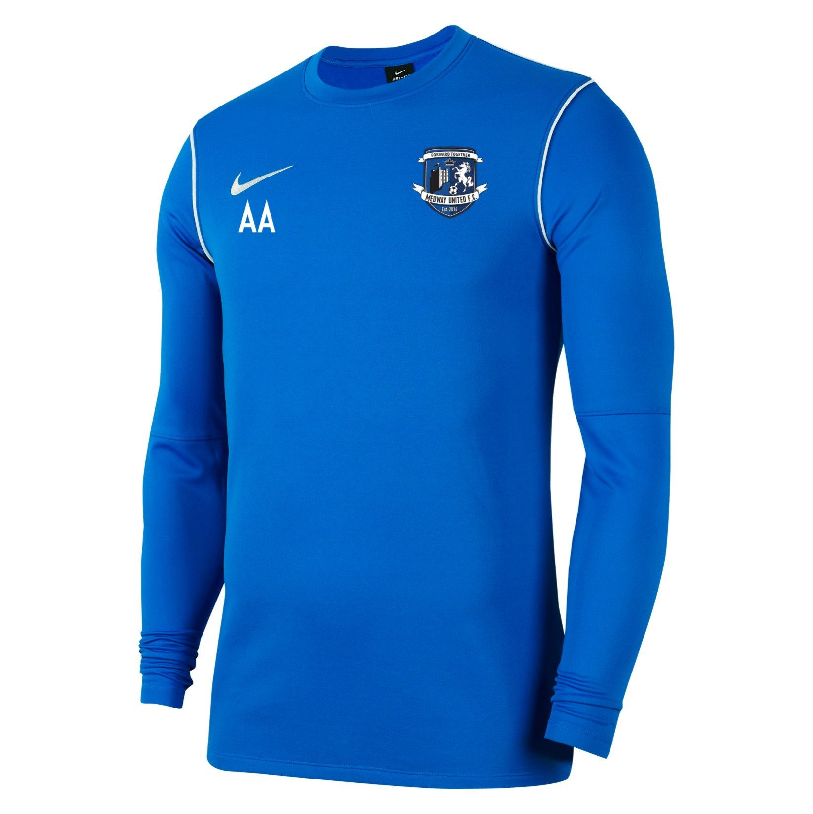 Nike Dri-FIT Park 20 Crew Top - Royal Blue/White/White