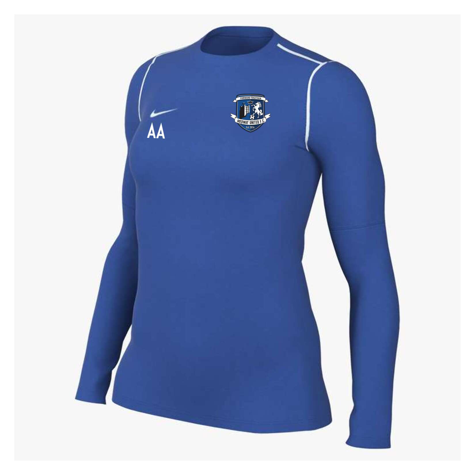 Nike Park 20 LS Crew Top (W) - Royal Blue/White/White
