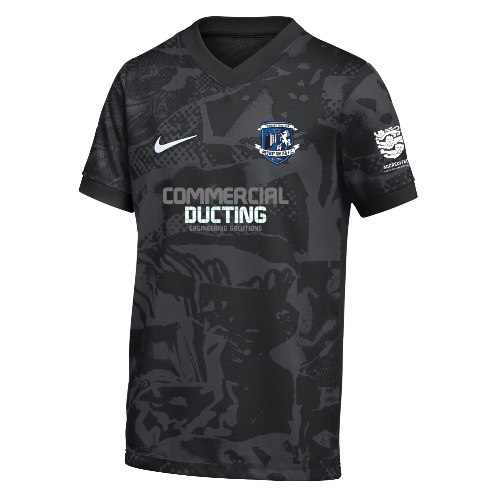 Nike Dri-FIT Precision VII Jersey - Black/Cool Grey/White