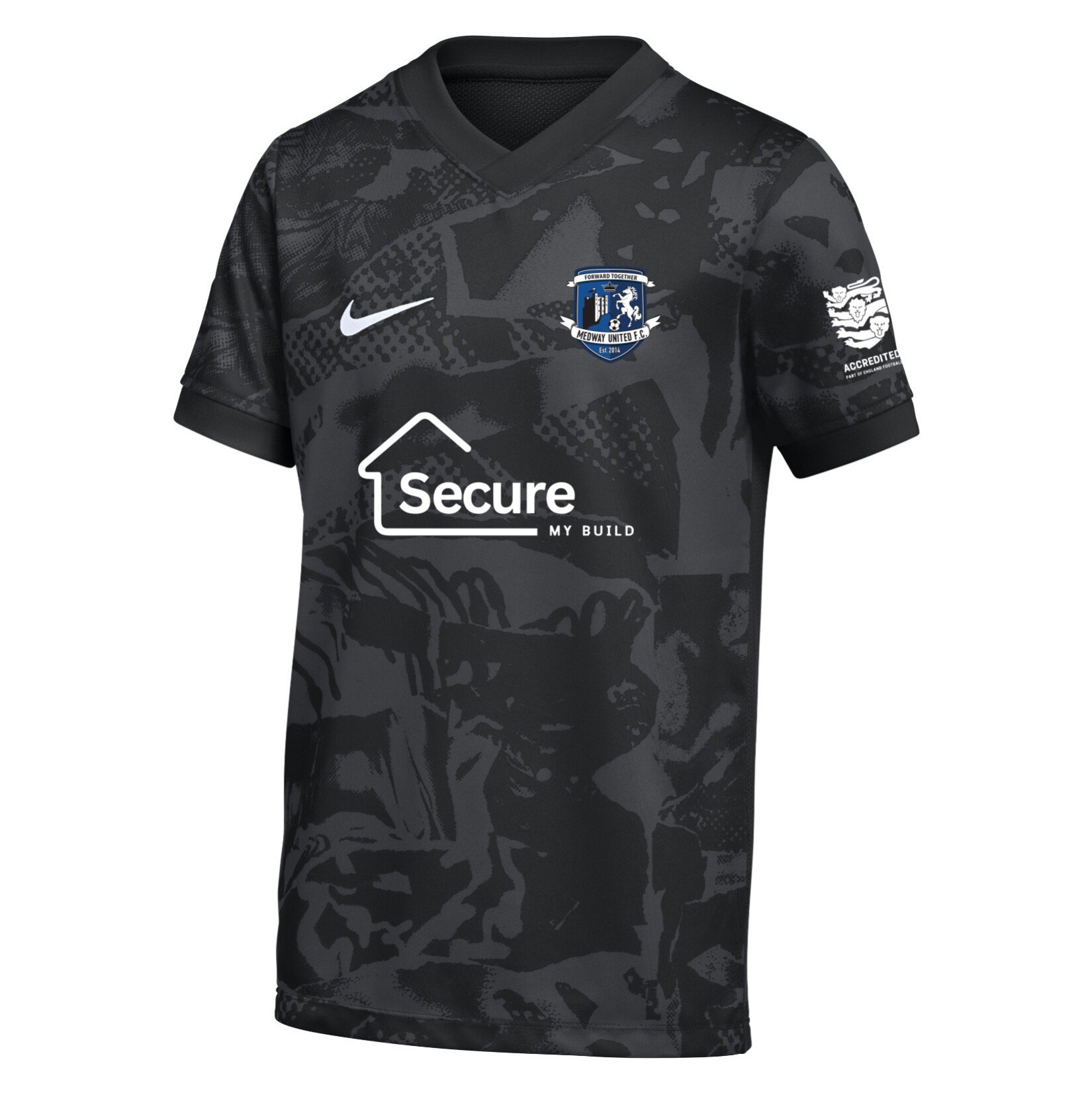 Nike Dri-FIT Precision VII Jersey - Black/Cool Grey/White