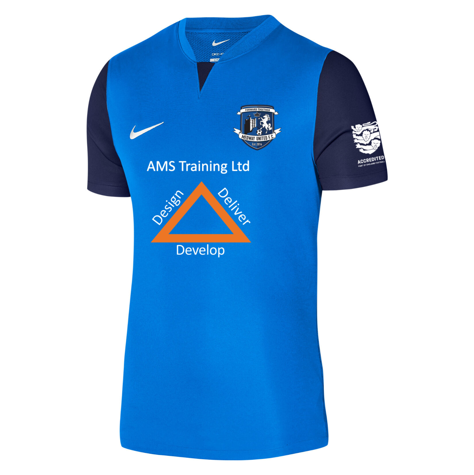 Nike Dri-FIT Trophy 5 Jersey - Royal Blue/Midnight Navy/White