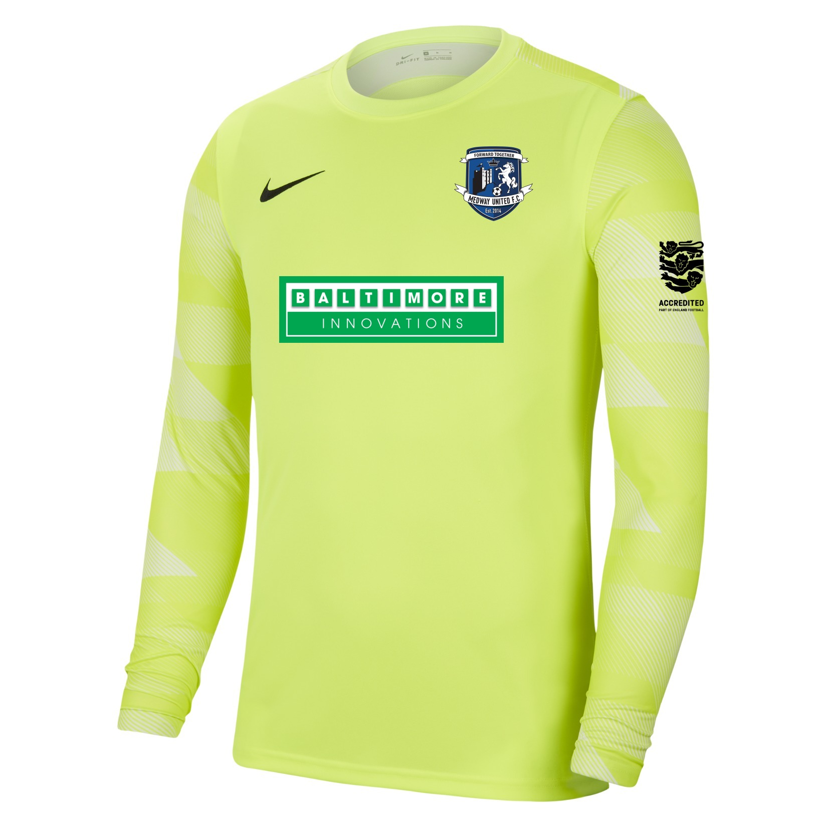 Nike Park IV Goalkeeper Dri-FIT Jersey - Volt/White/Black
