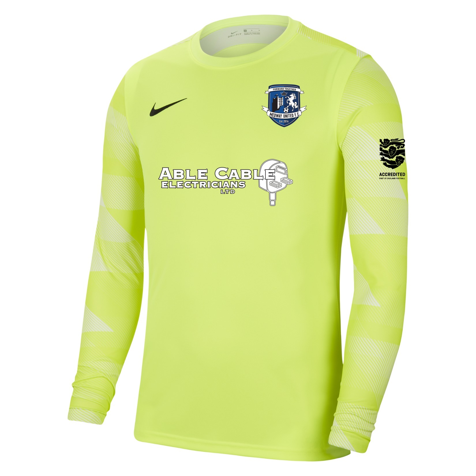 Nike Park IV Goalkeeper Dri-FIT Jersey - Volt/White/Black