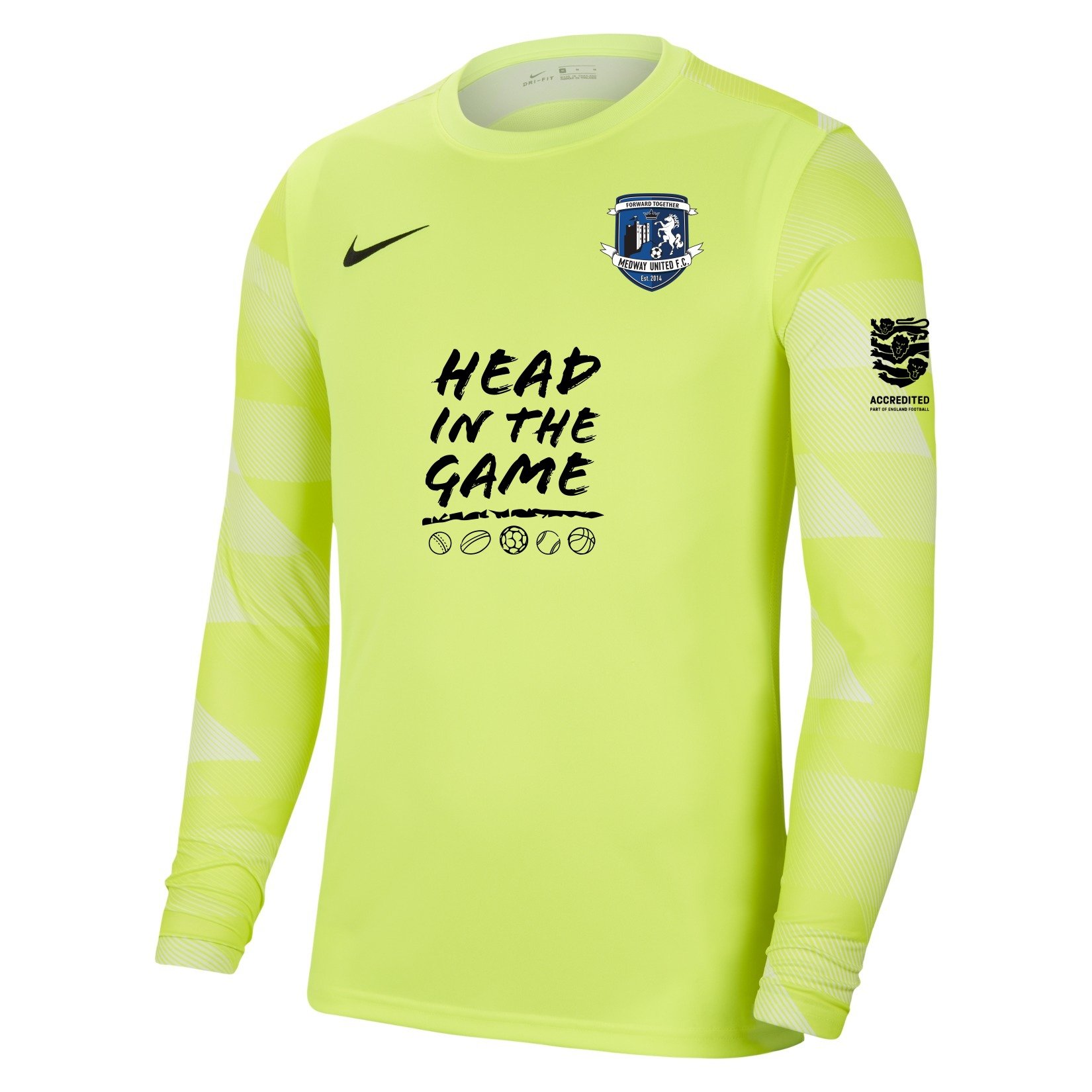 Nike Park IV Goalkeeper Dri-FIT Jersey - Volt/White/Black