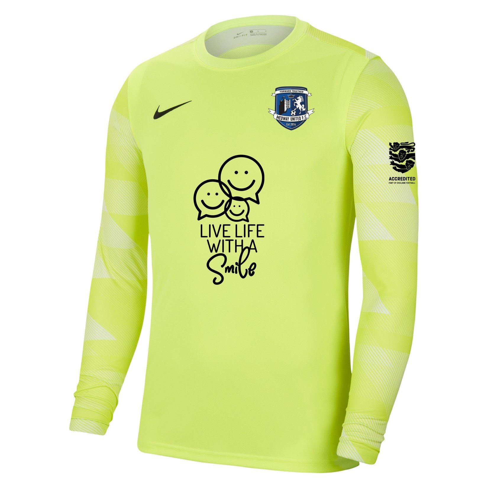 Nike Park IV Goalkeeper Dri-FIT Jersey - Volt/White/Black