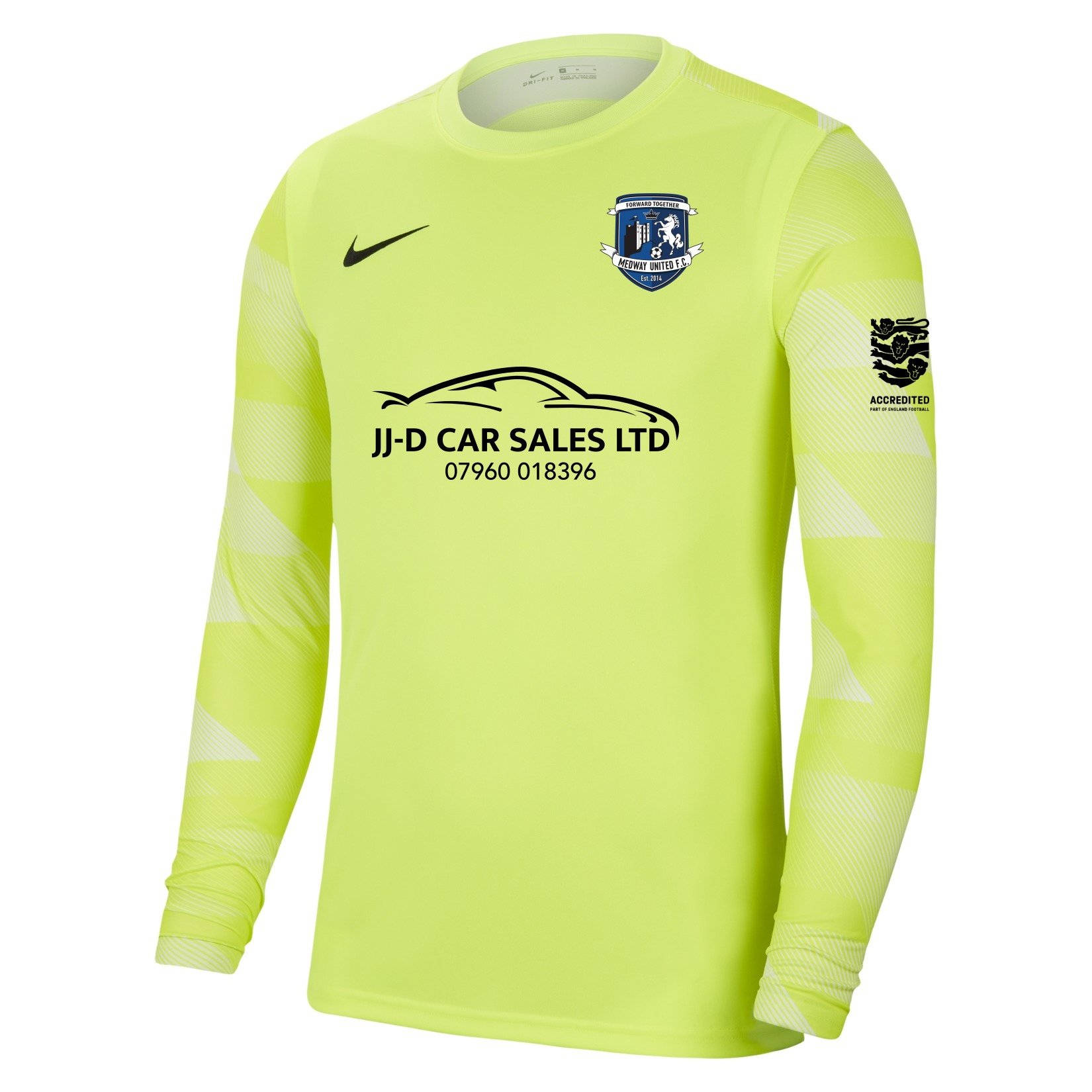 Nike Park IV Goalkeeper Dri-FIT Jersey - Volt/White/Black