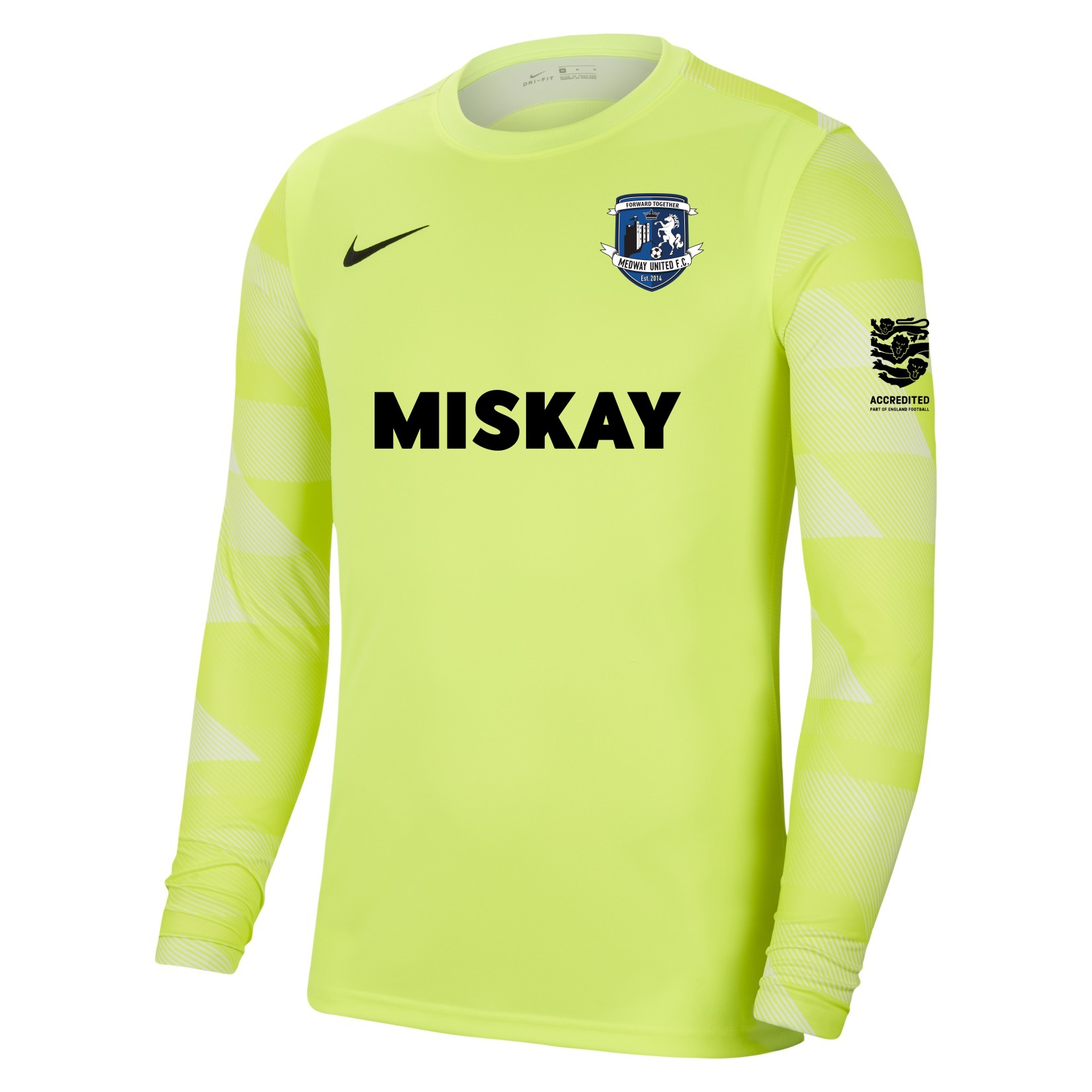 Nike Park IV Goalkeeper Dri-FIT Jersey - Volt/White/Black