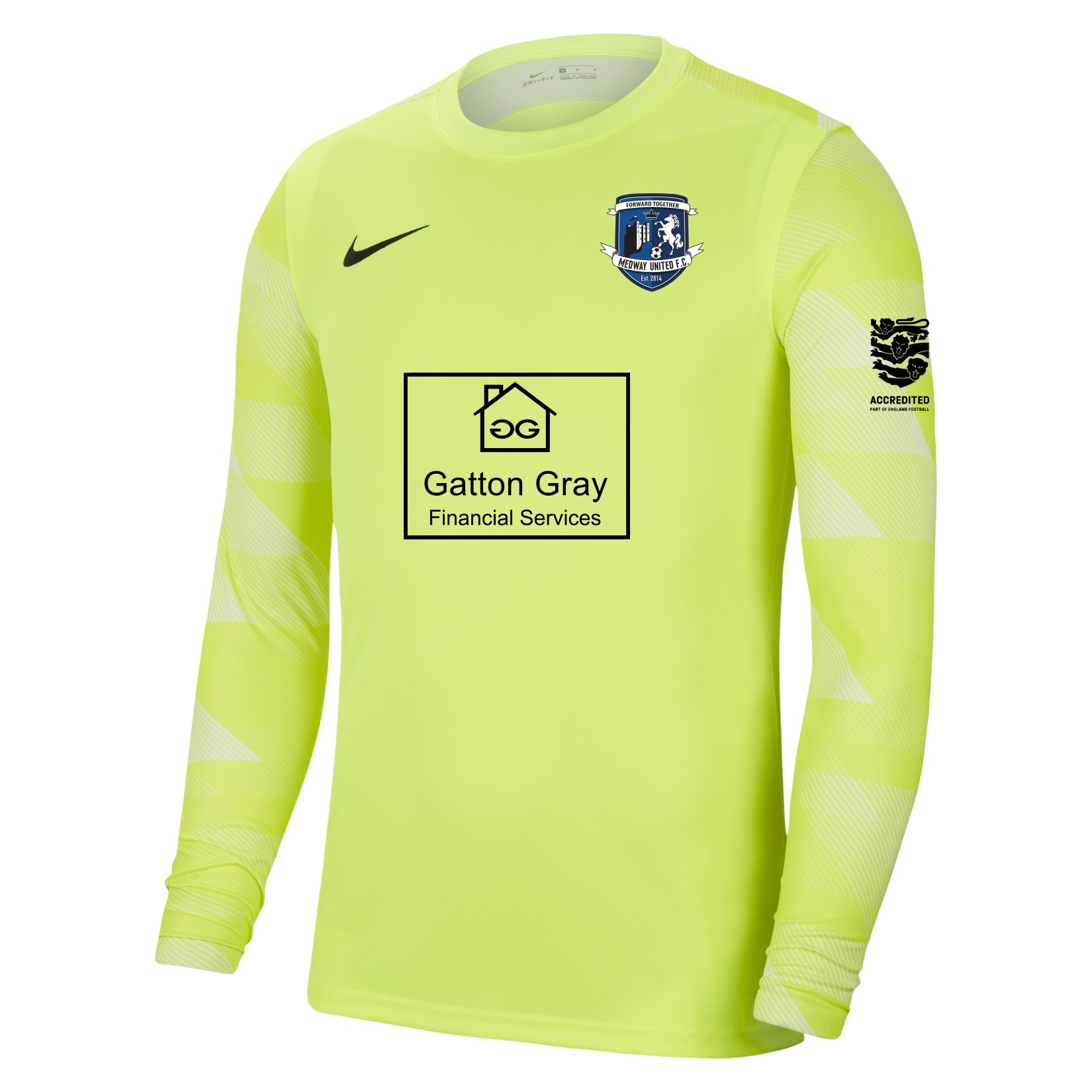 Nike Park IV Goalkeeper Dri-FIT Jersey - Volt/White/Black
