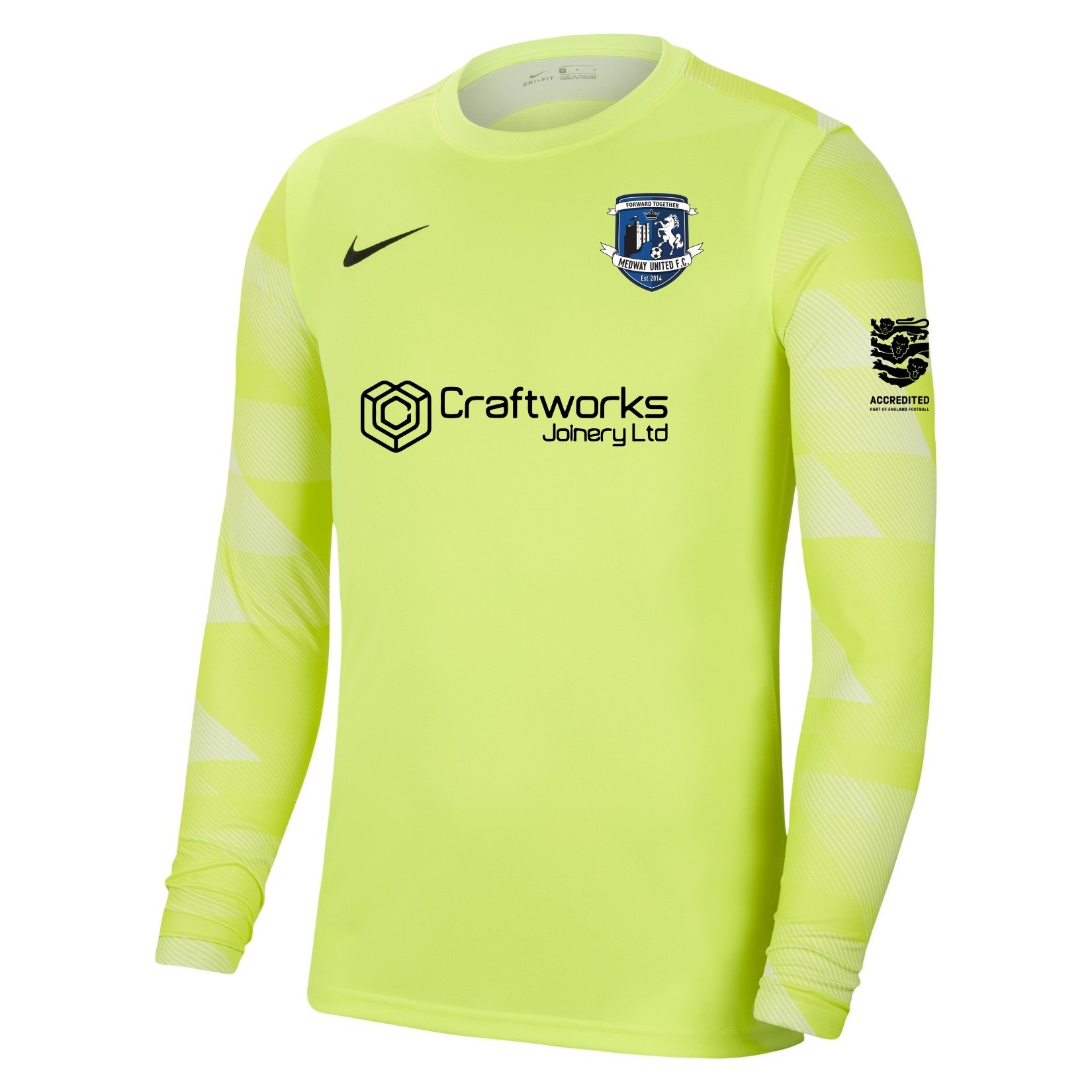 Nike Park IV Goalkeeper Dri-FIT Jersey - Volt/White/Black