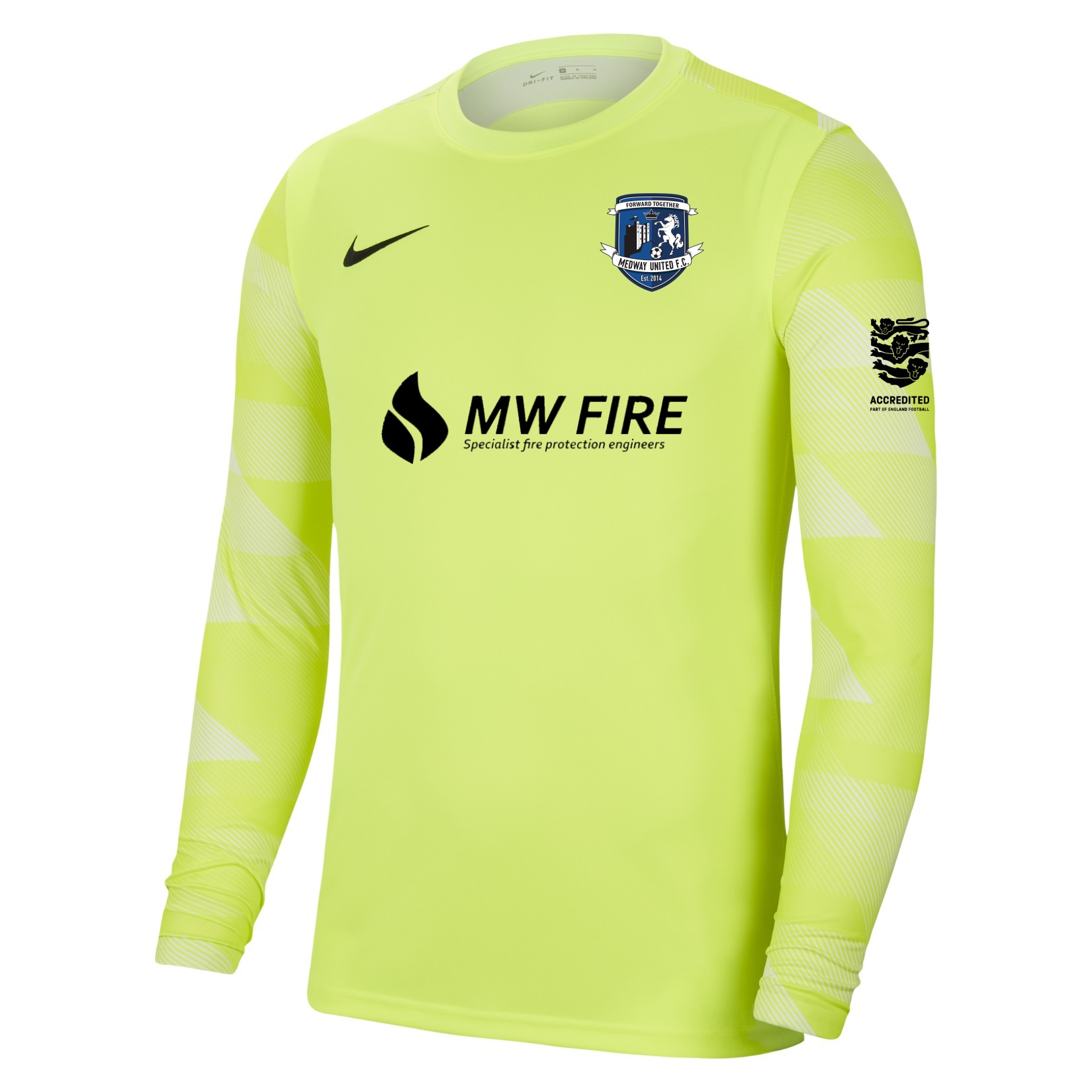 Nike Park IV Goalkeeper Dri-FIT Jersey - Volt/White/Black