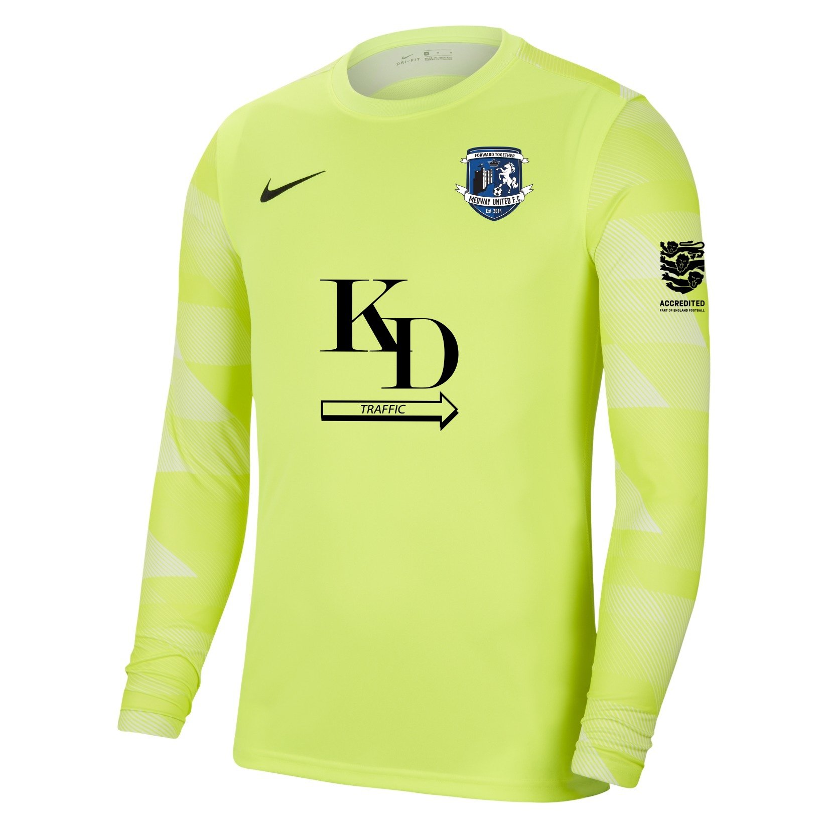 Nike Park IV Goalkeeper Dri-FIT Jersey - Volt/White/Black