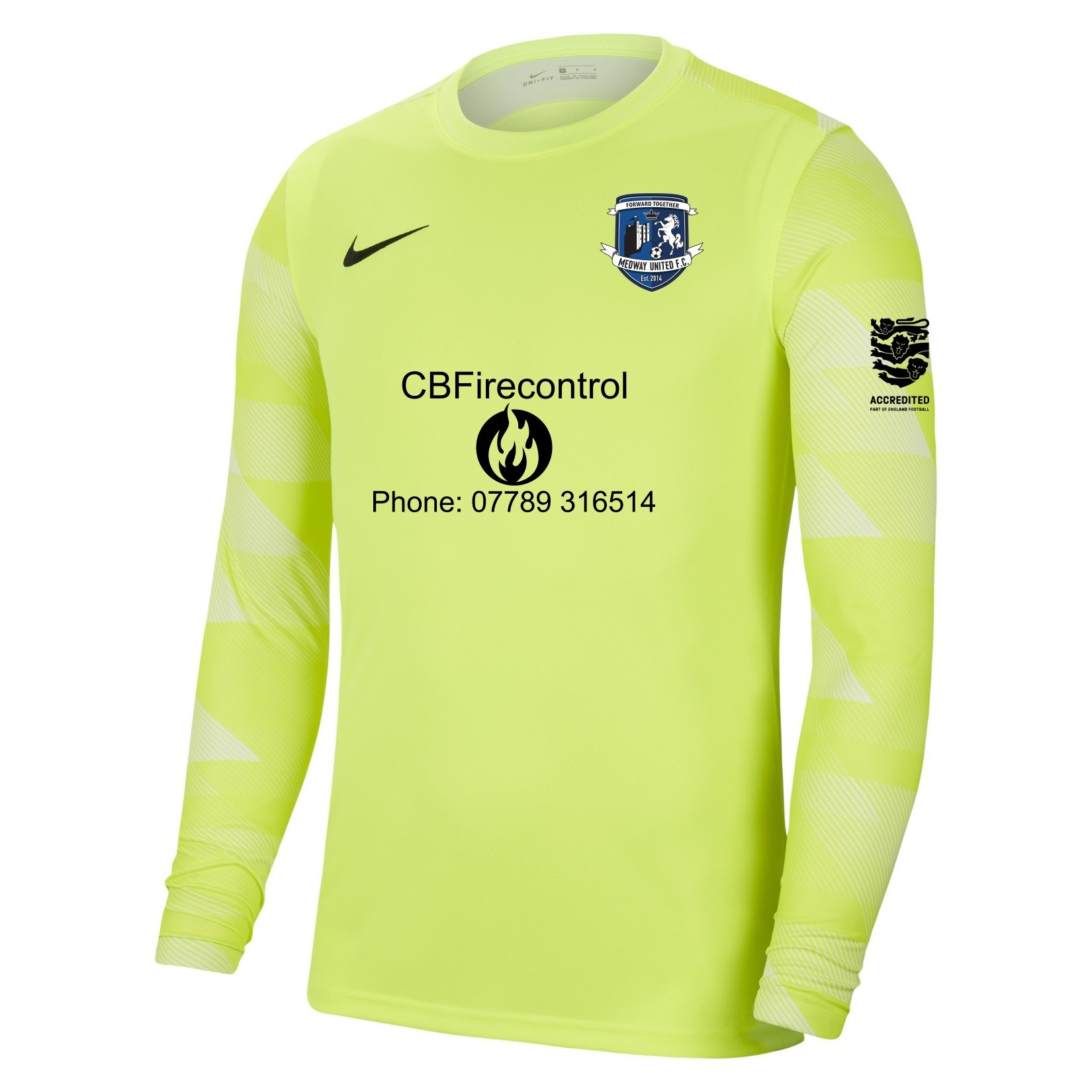 Nike Park IV Goalkeeper Dri-FIT Jersey - Volt/White/Black