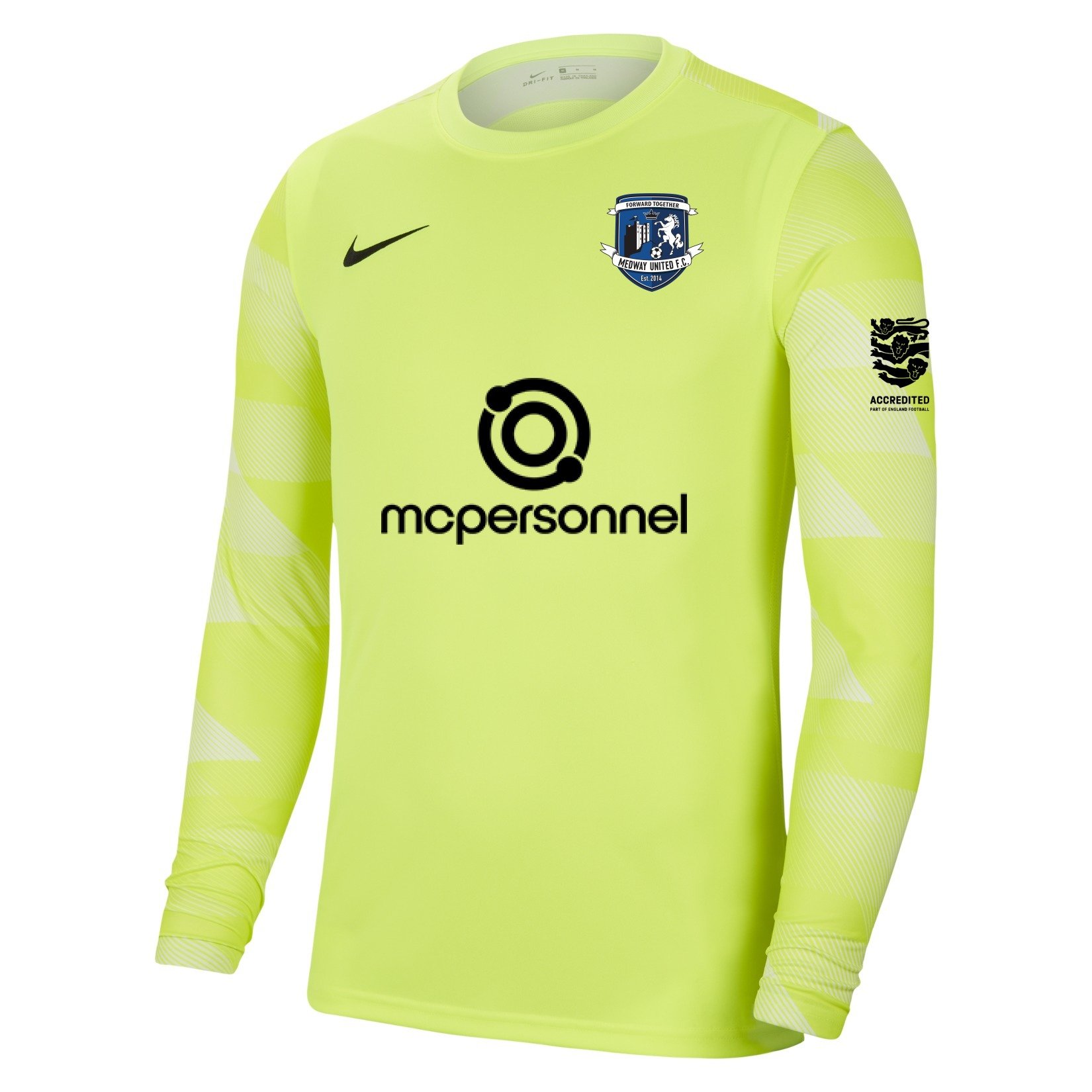 Nike Park IV Goalkeeper Dri-FIT Jersey - Volt/White/Black