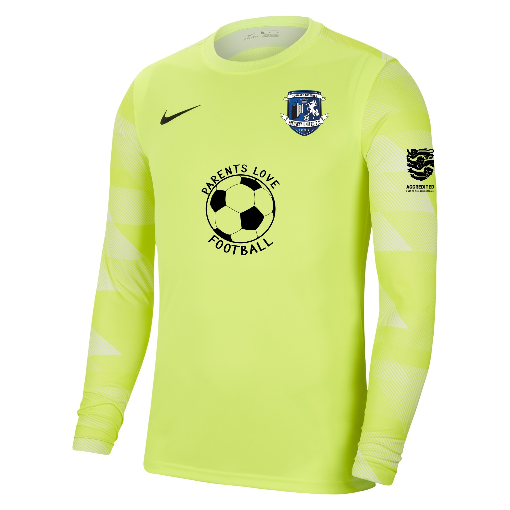 Nike Park IV Goalkeeper Dri-FIT Jersey - Volt/White/Black