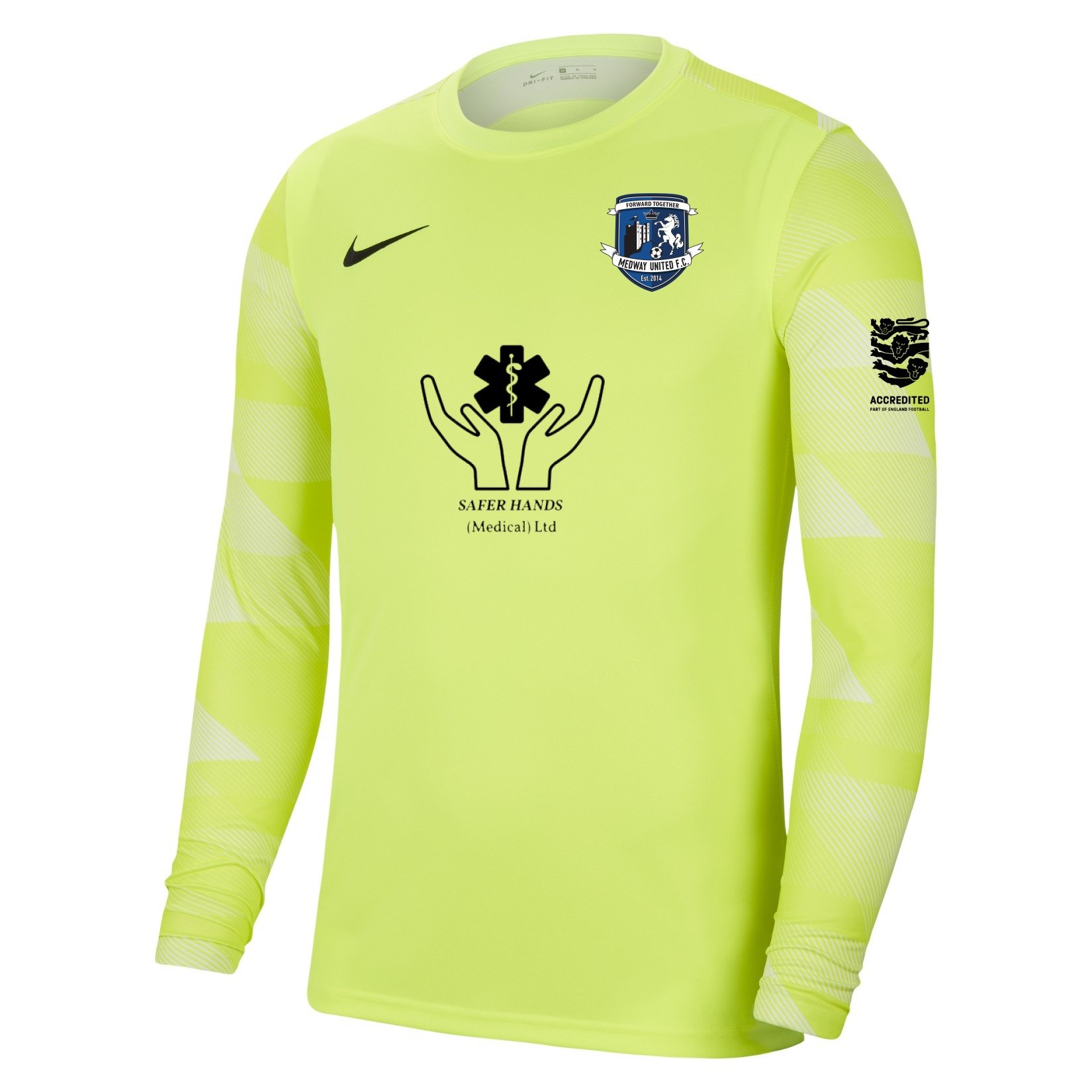 Nike Park IV Goalkeeper Dri-FIT Jersey - Volt/White/Black