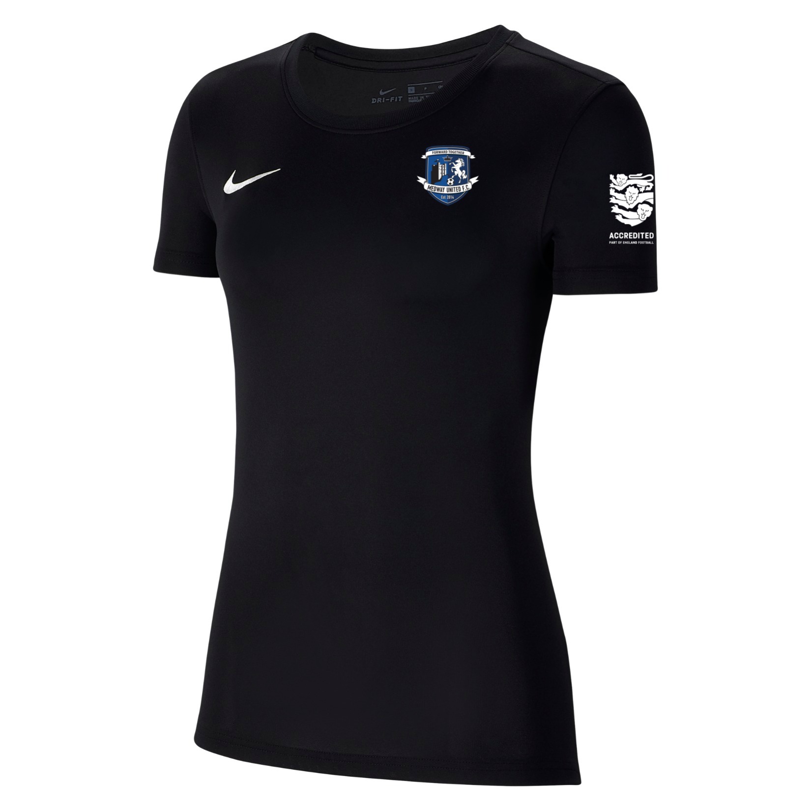 Nike Park VII Dri-FIT Womens Short Sleeve Shirt - Black/White