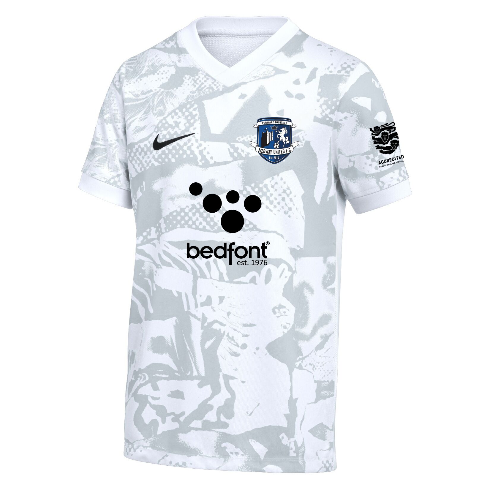 Nike Dri-FIT Precision VII Jersey - White/Black