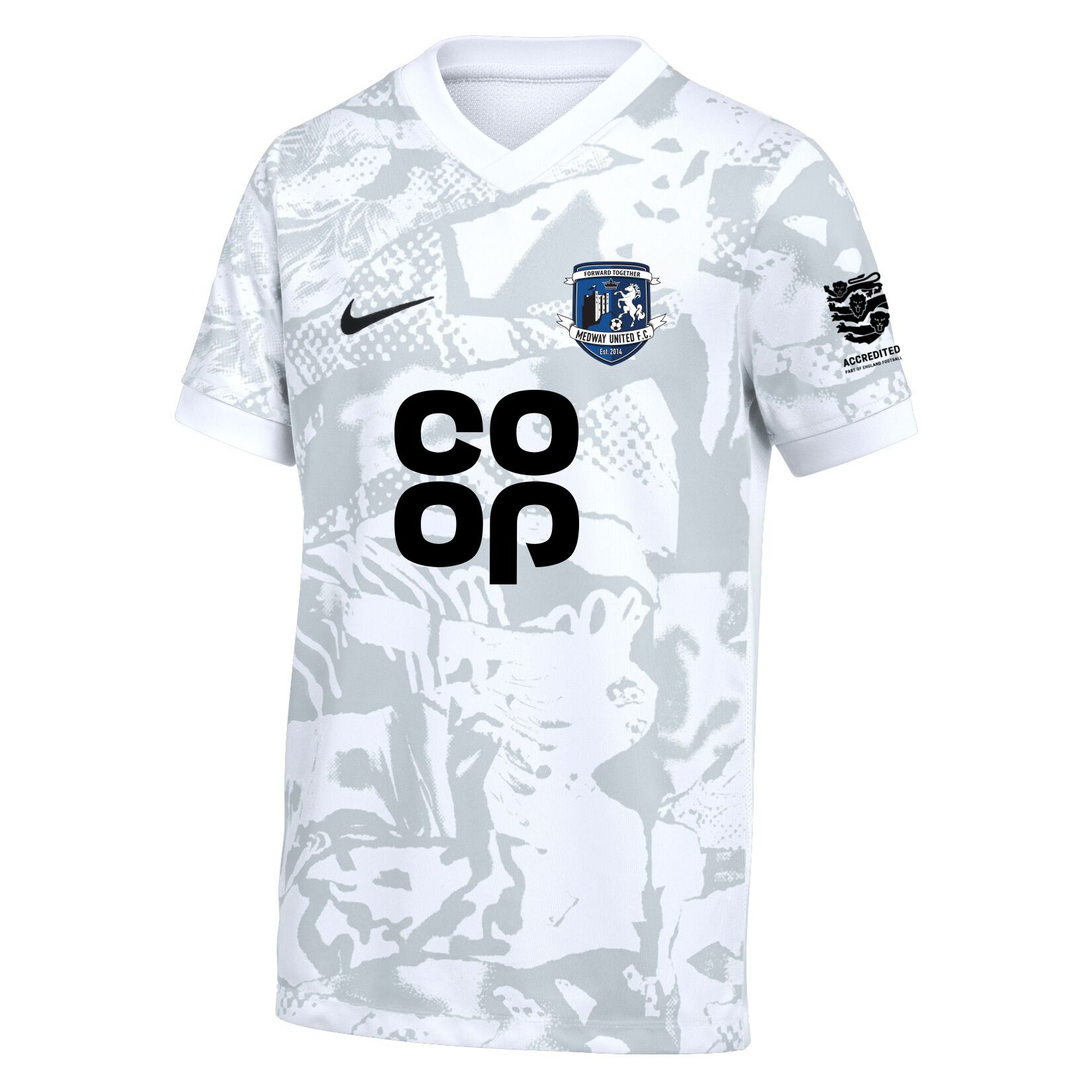 Nike Dri-FIT Precision VII Jersey - White/Black