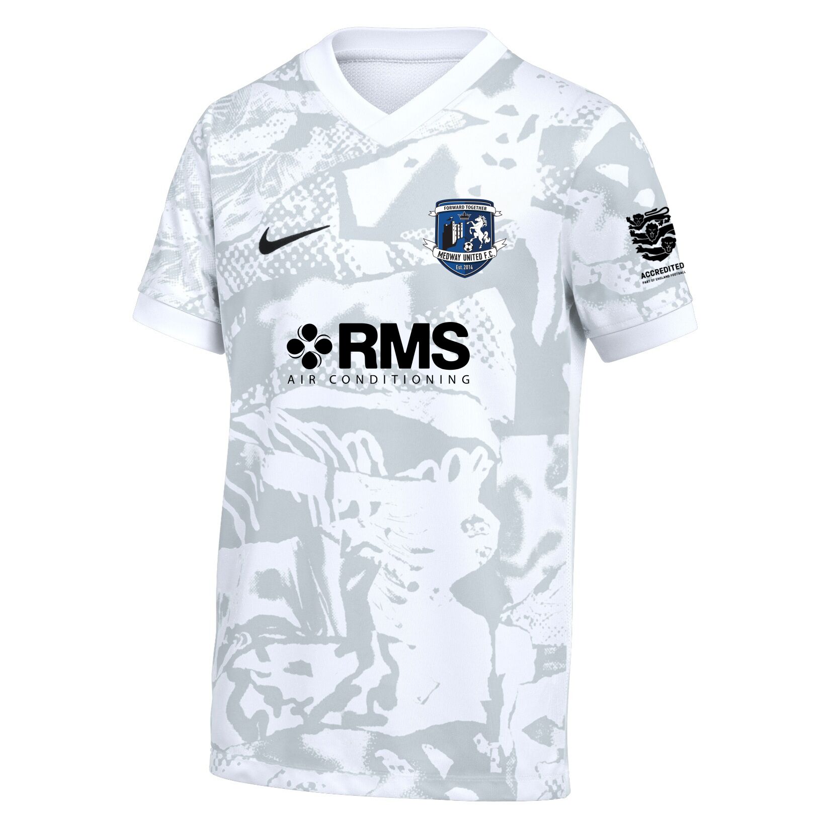 Nike Dri-FIT Precision VII Jersey - White/Black