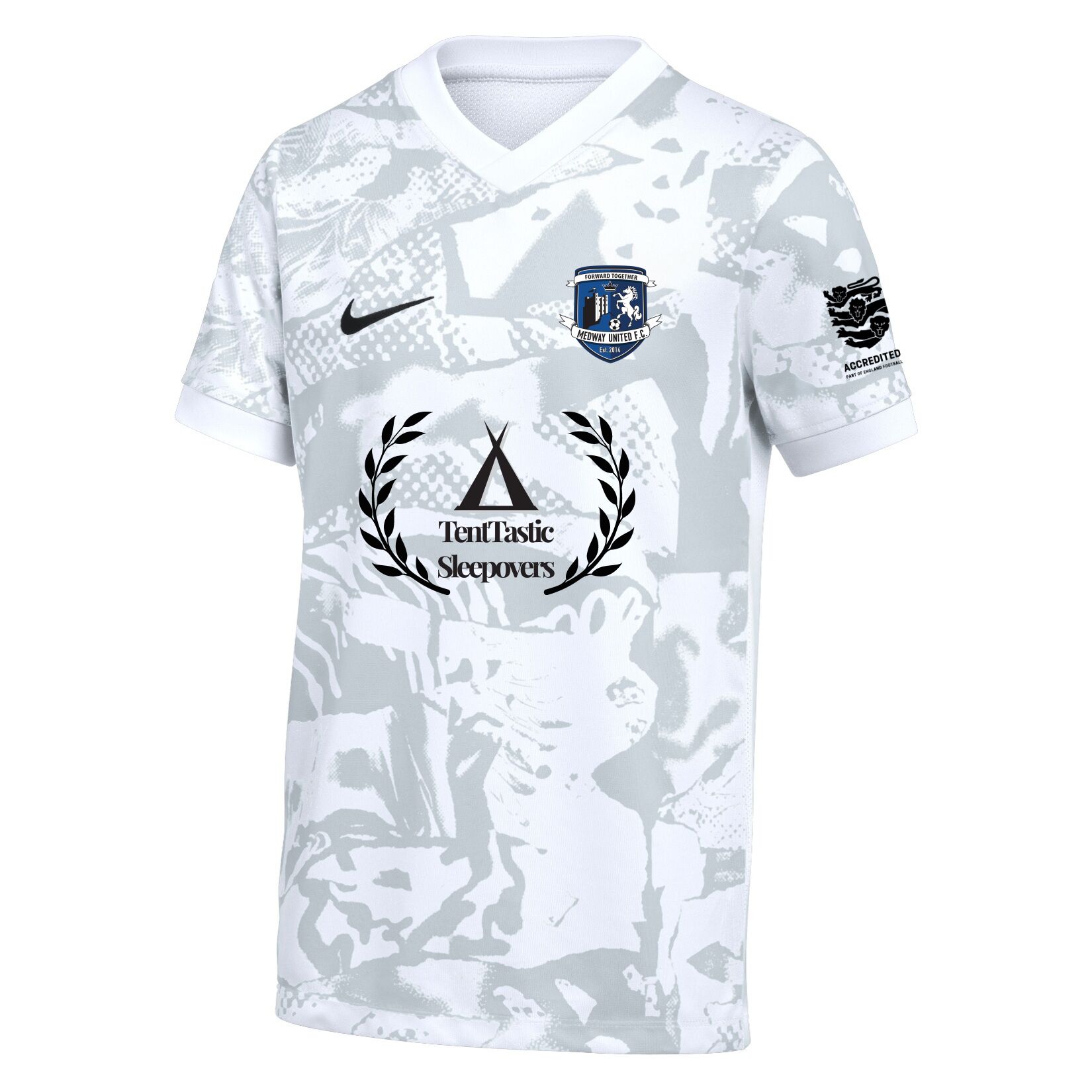 Nike Dri-FIT Precision VII Jersey - White/Black