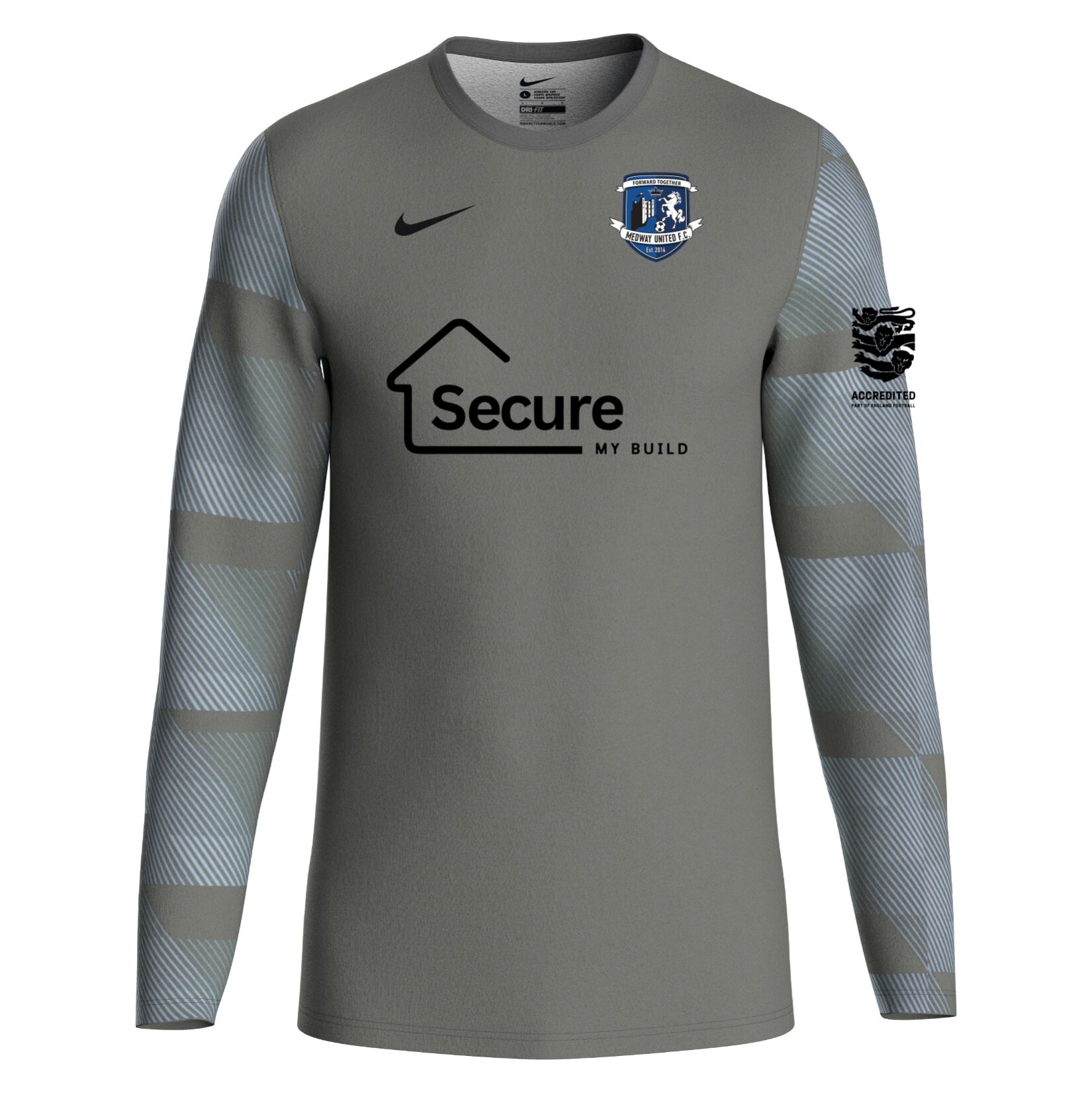 Nike Park IV Goalkeeper Dri-FIT Jersey - Pewter Grey/White/Black