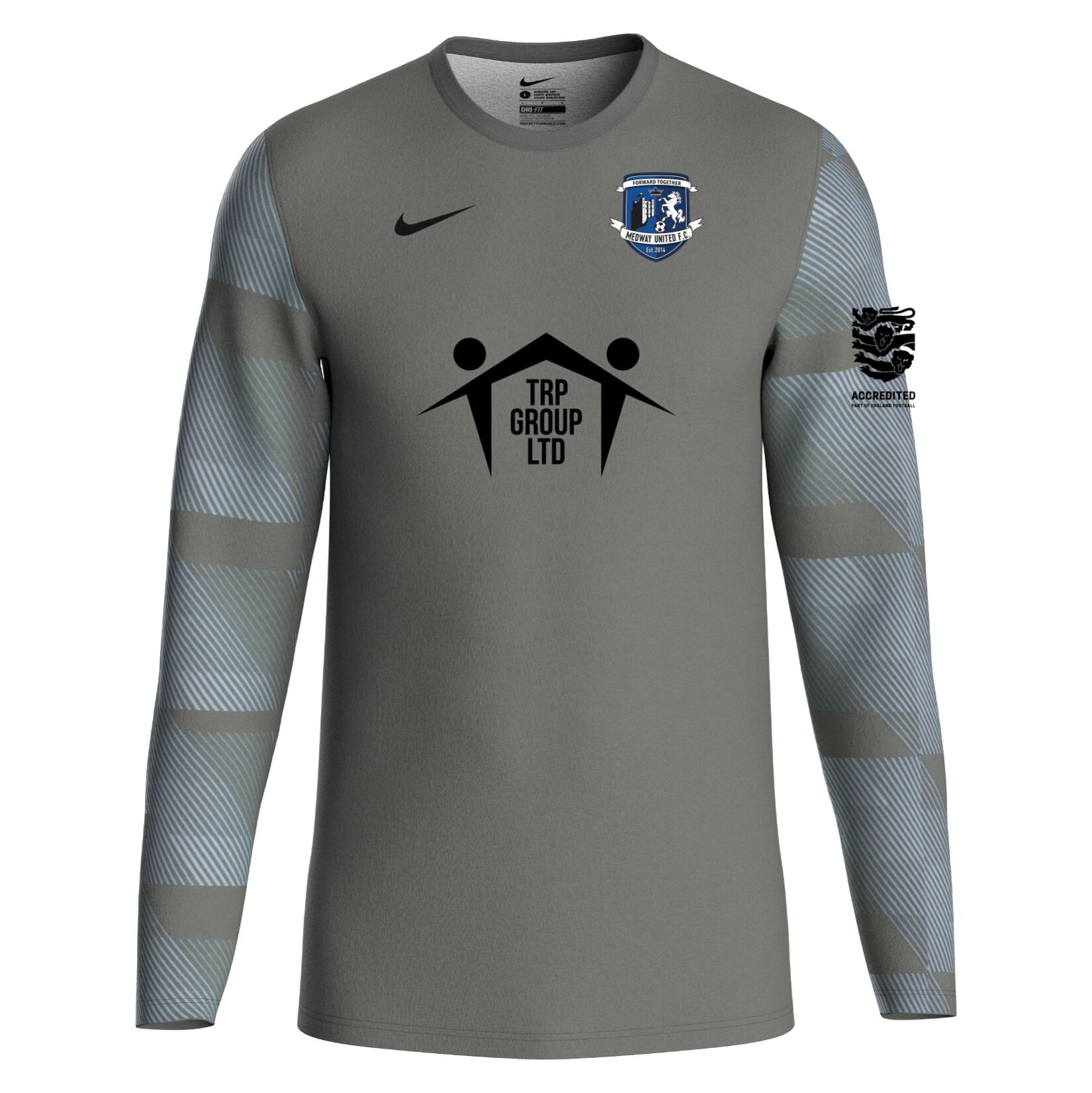 Nike Park IV Goalkeeper Dri-FIT Jersey - Pewter Grey/White/Black
