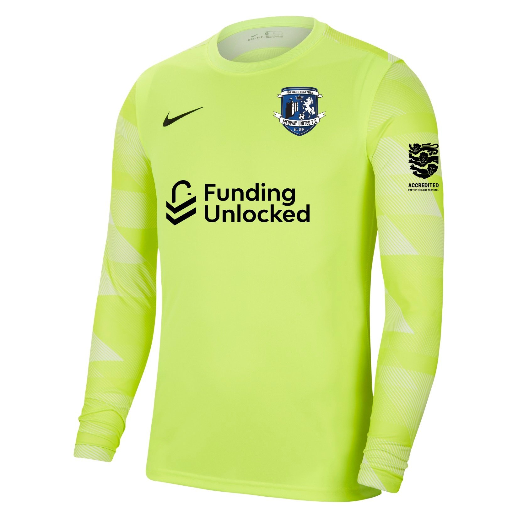 Nike Park IV Goalkeeper Dri-FIT Jersey - Volt/White/Black