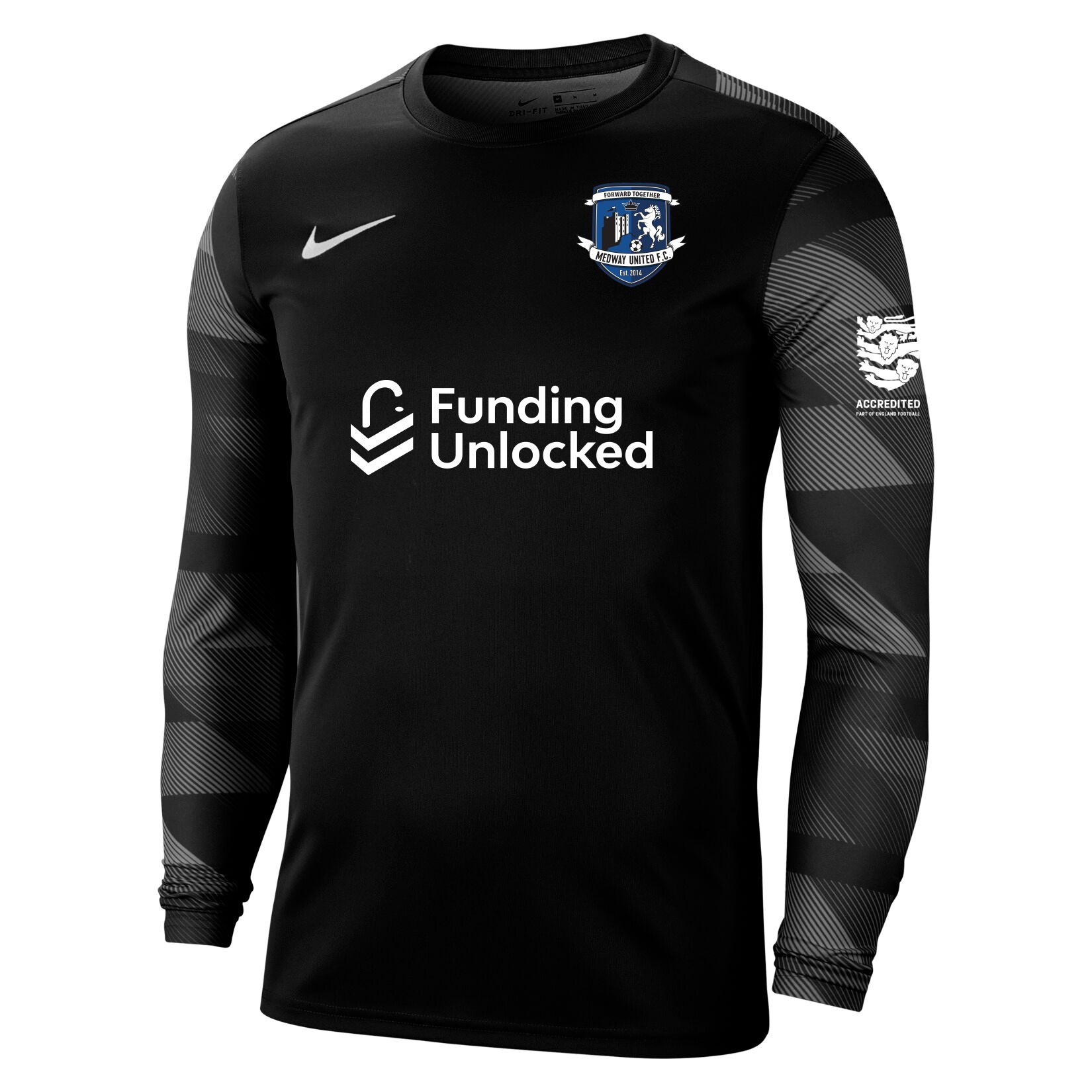 Nike Park IV Goalkeeper Dri-FIT Jersey - Black/White/White