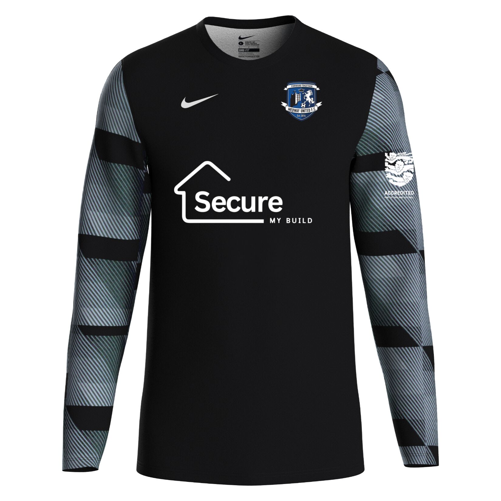 Nike Park IV Goalkeeper Dri-FIT Jersey - Black/White/White