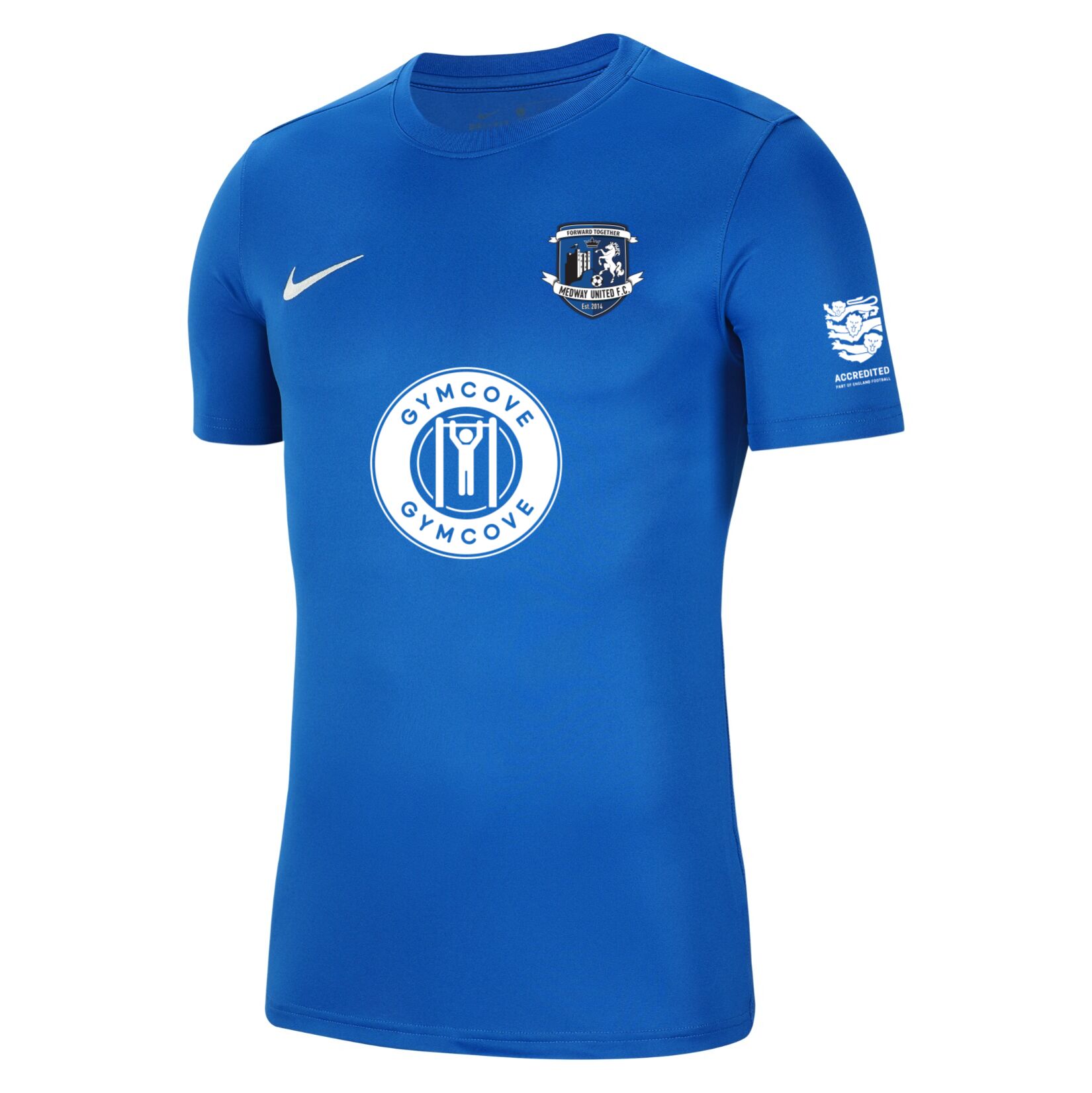 Nike Park VII Dri-FIT Short Sleeve Shirt - Royal Blue/White