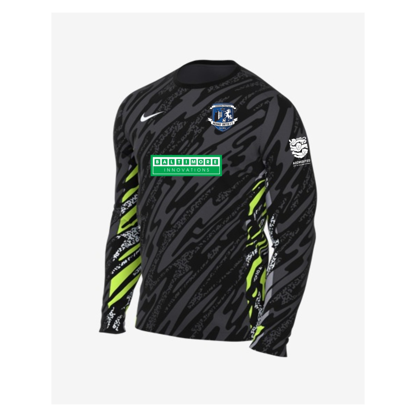 Nike Dri-Fit Gardien V Goalkeeper LS Jersey - Anthracite/Black/White