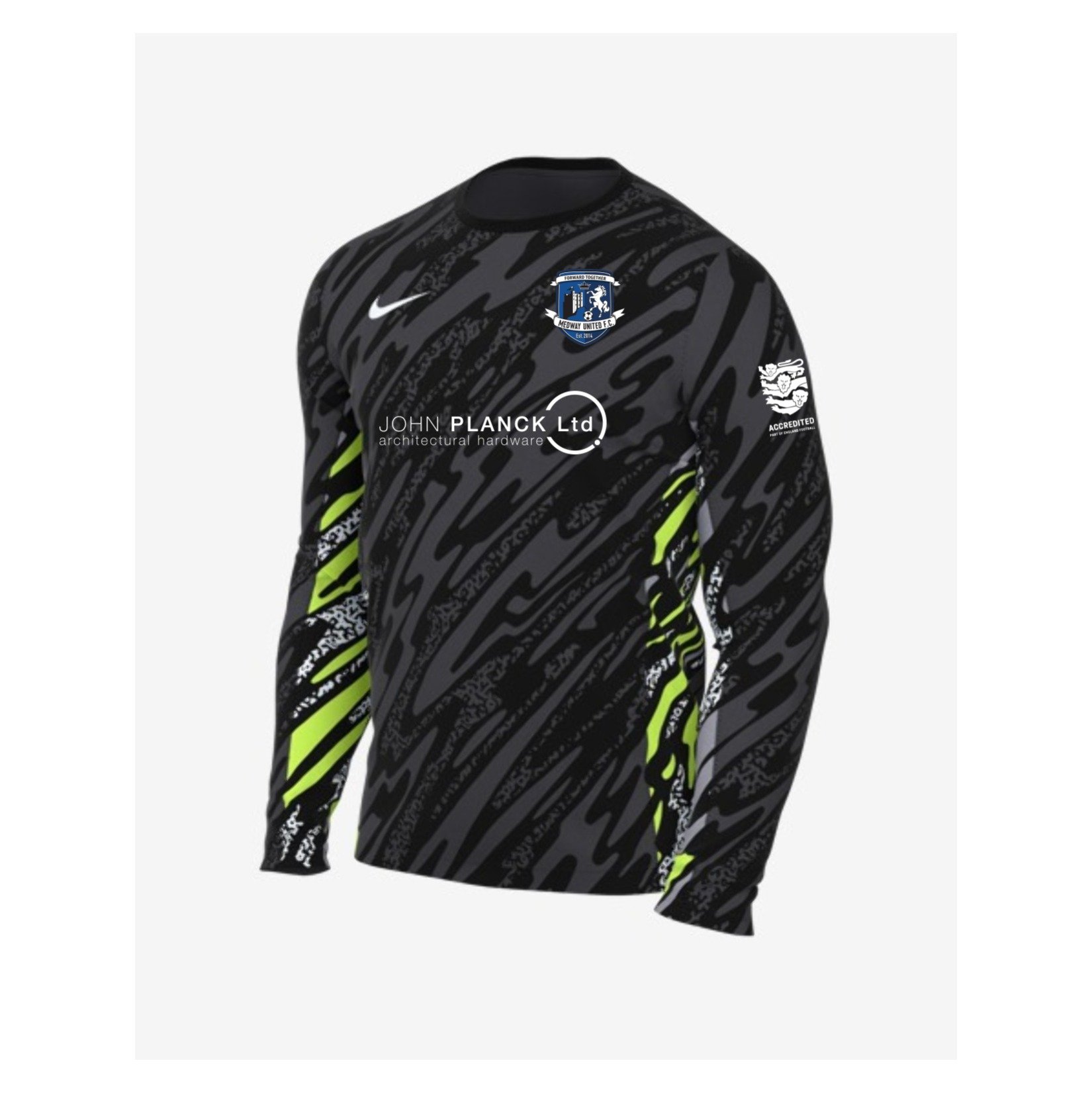 Nike Dri-Fit Gardien V Goalkeeper LS Jersey - Anthracite/Black/White