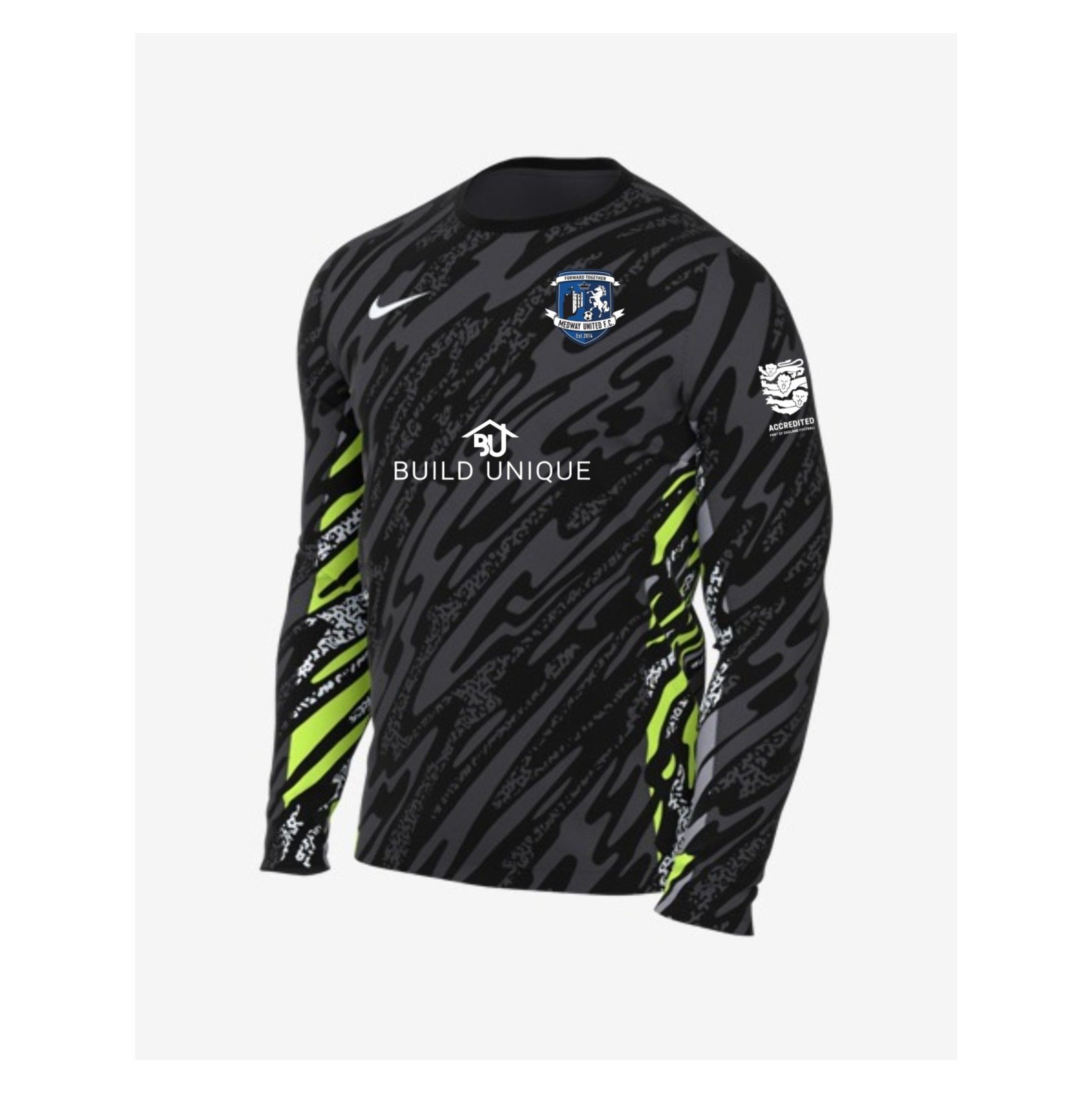 Nike Dri-Fit Gardien V Goalkeeper LS Jersey - Anthracite/Black/White