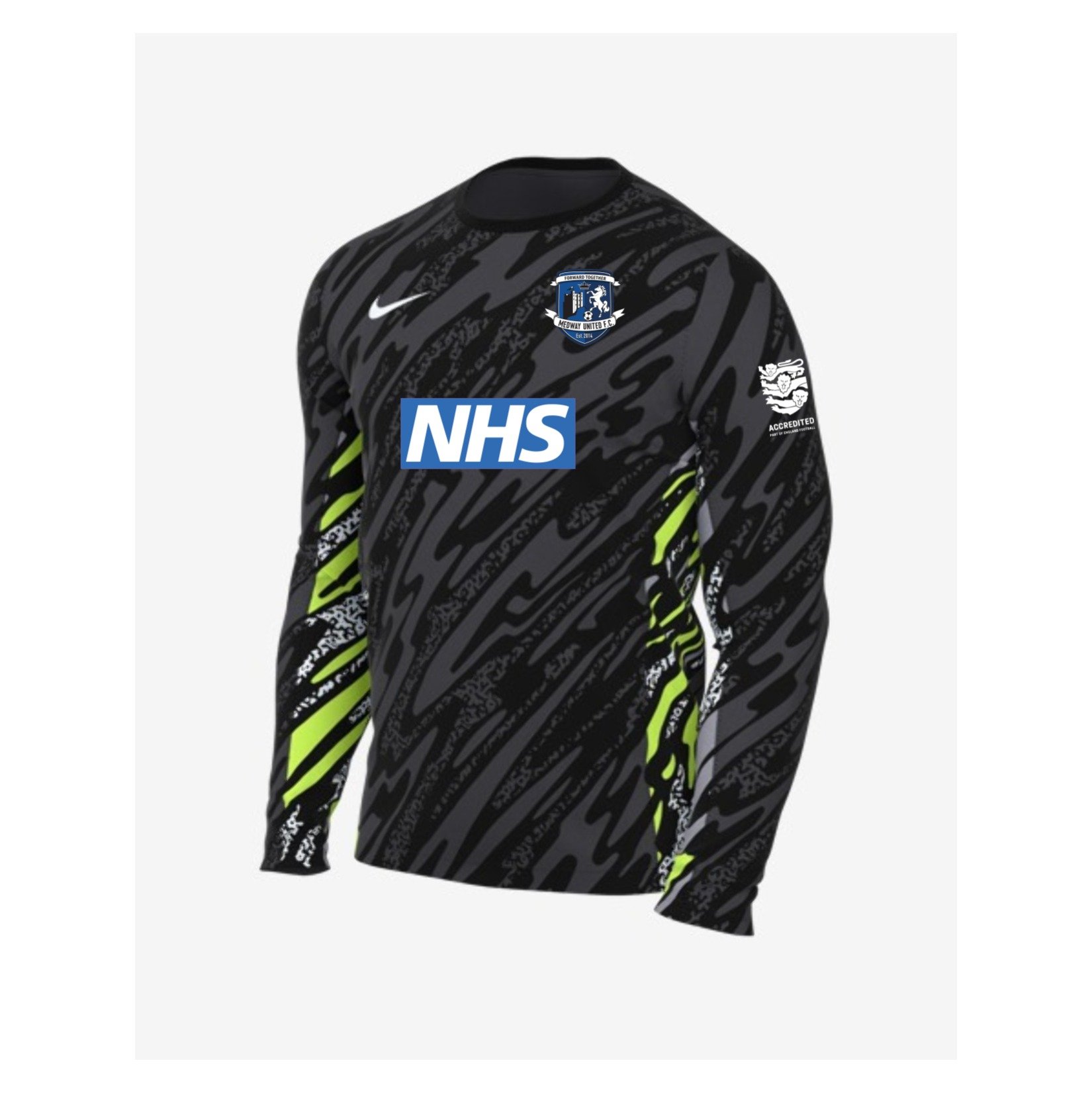 Nike Dri-Fit Gardien V Goalkeeper LS Jersey - Anthracite/Black/White