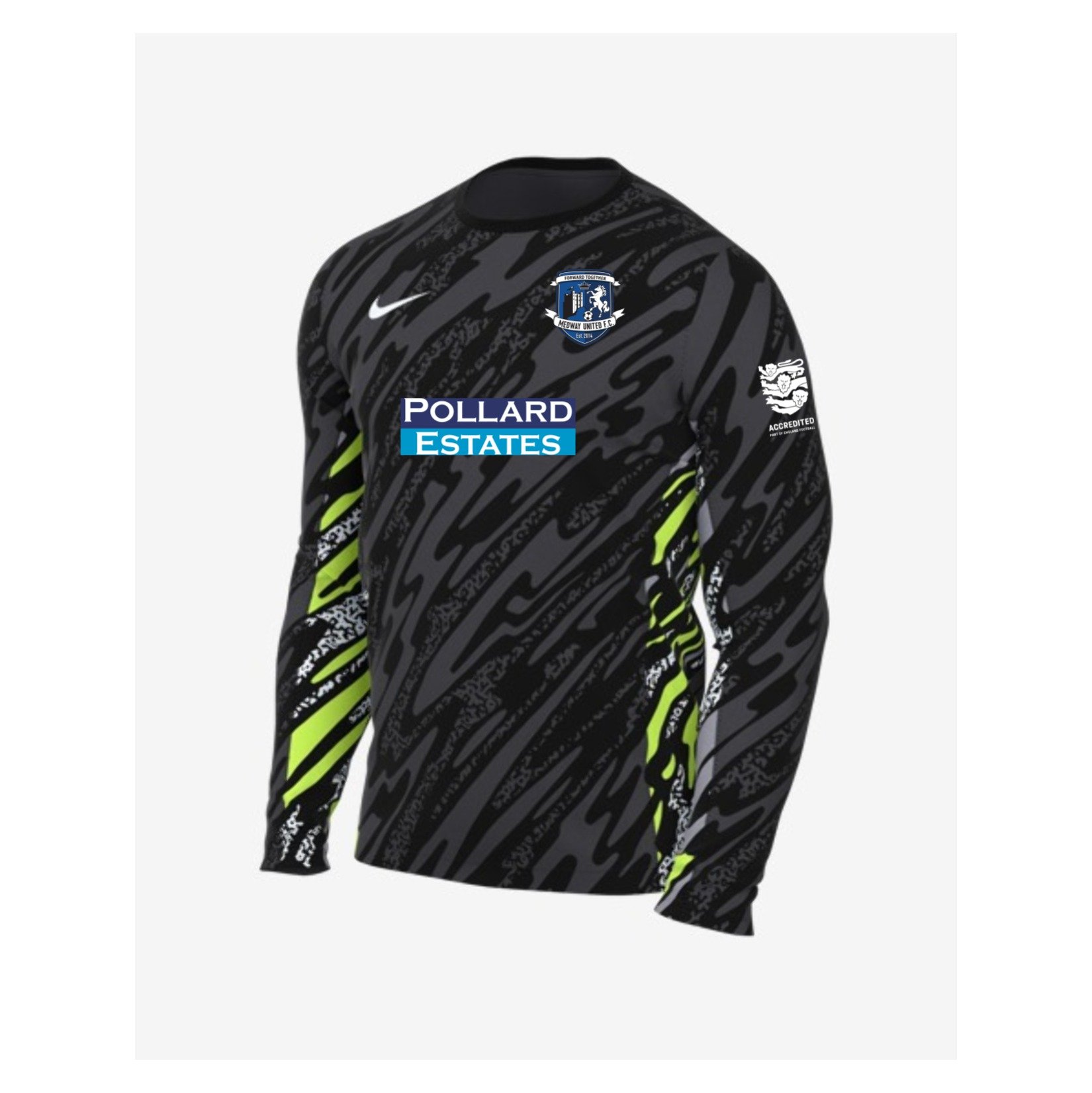 Nike Dri-Fit Gardien V Goalkeeper LS Jersey - Anthracite/Black/White