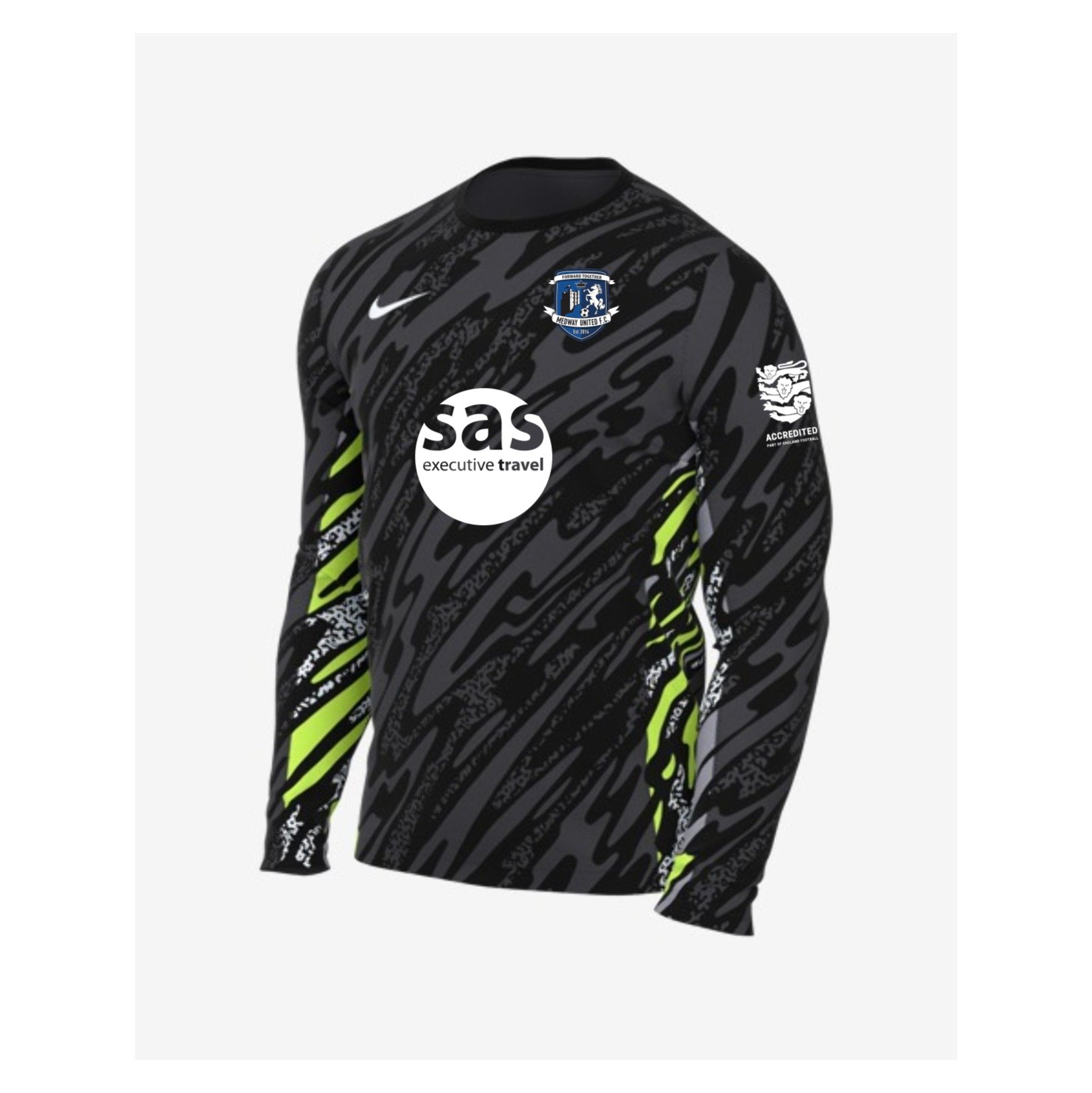 Nike Dri-Fit Gardien V Goalkeeper LS Jersey - Anthracite/Black/White