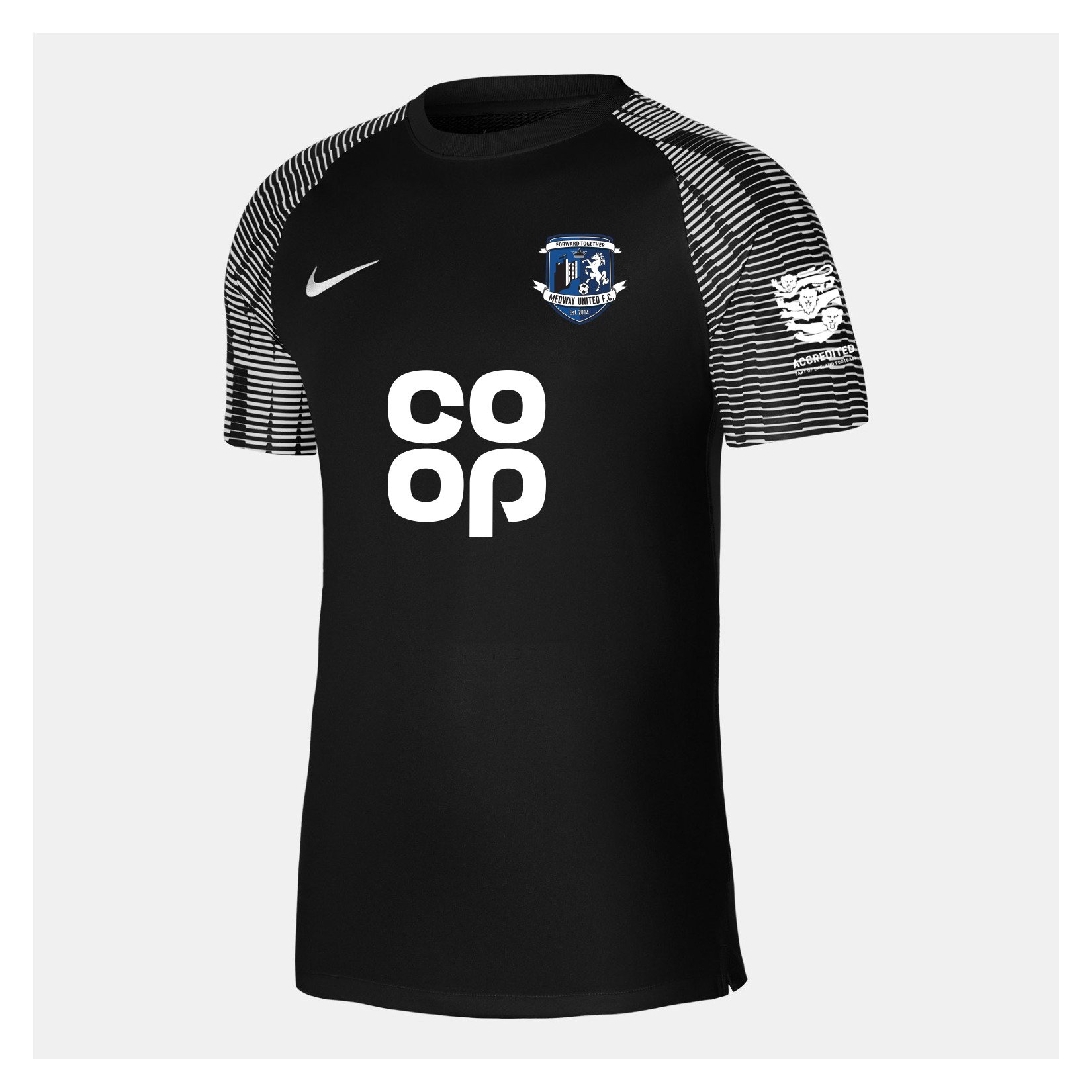 Nike Academy Short Sleeve Jersey - Black/White/White