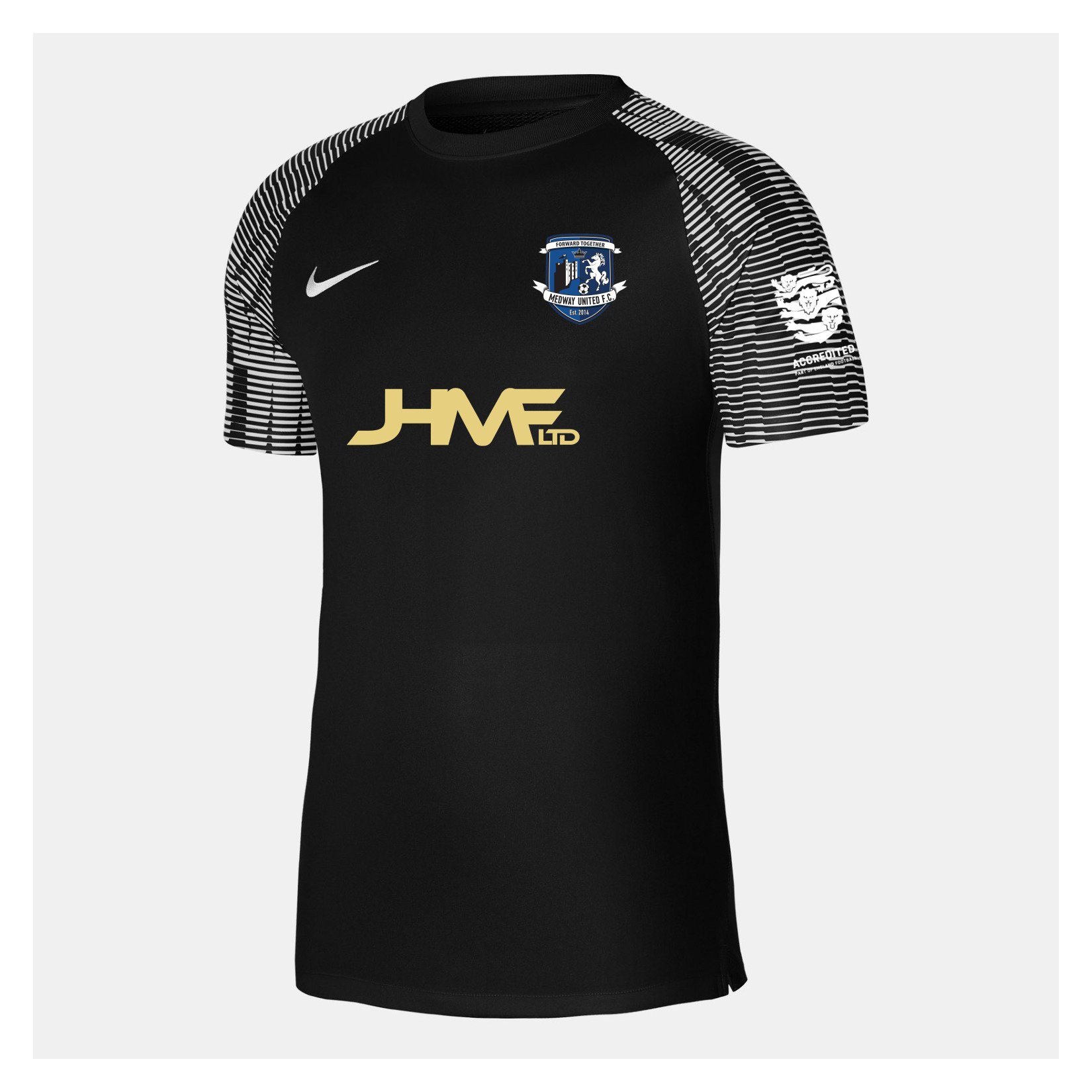 Nike Academy Short Sleeve Jersey - Black/White/White