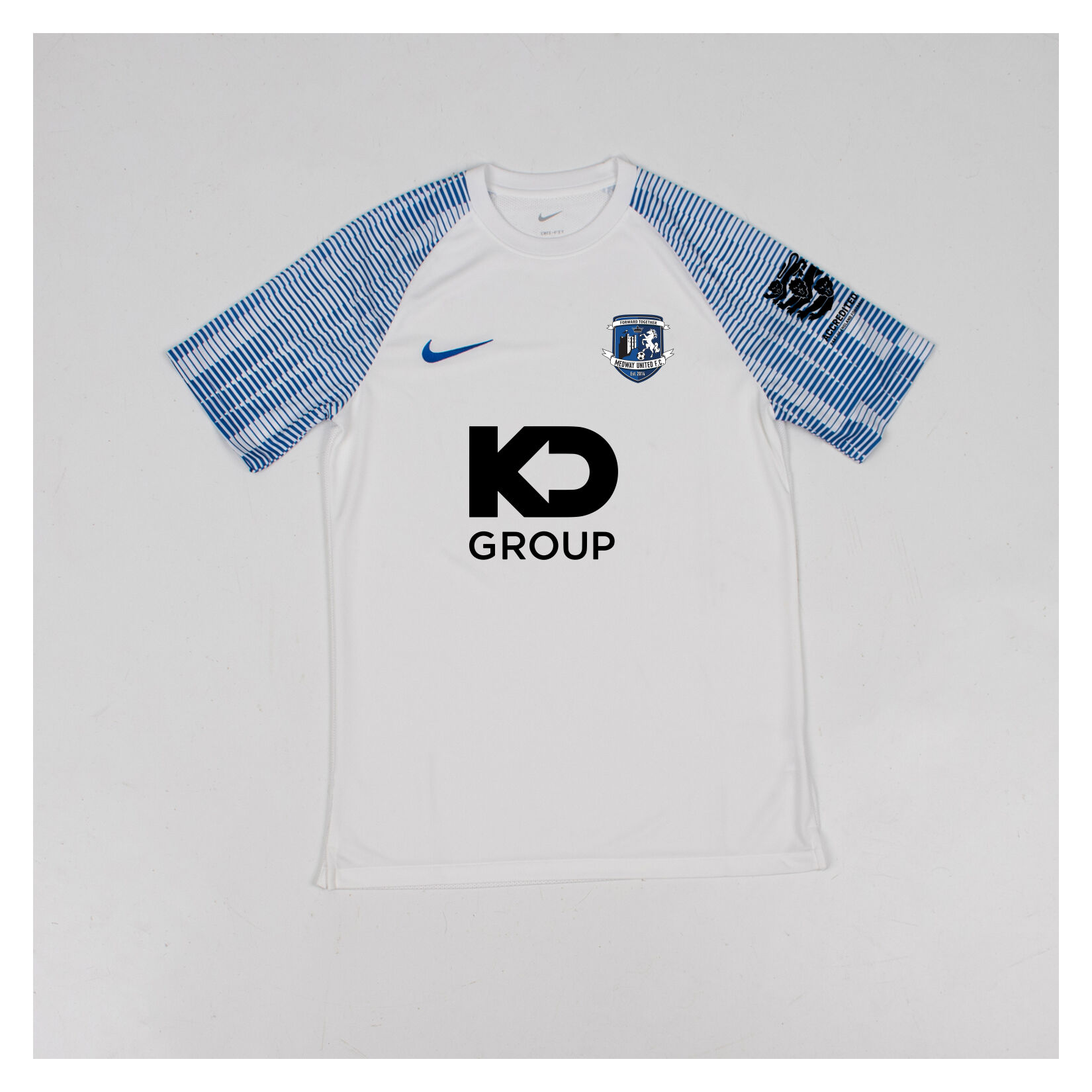 Nike Academy Short Sleeve Jersey - White/Royal Blue/Royal Blue