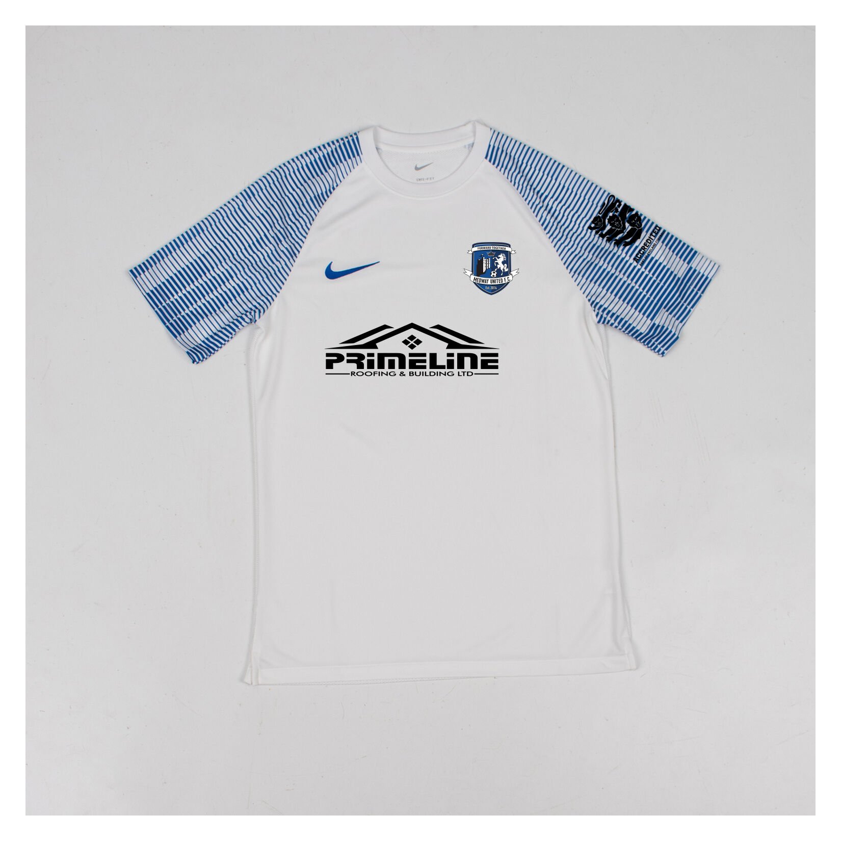 Nike Academy Short Sleeve Jersey - White/Royal Blue/Royal Blue