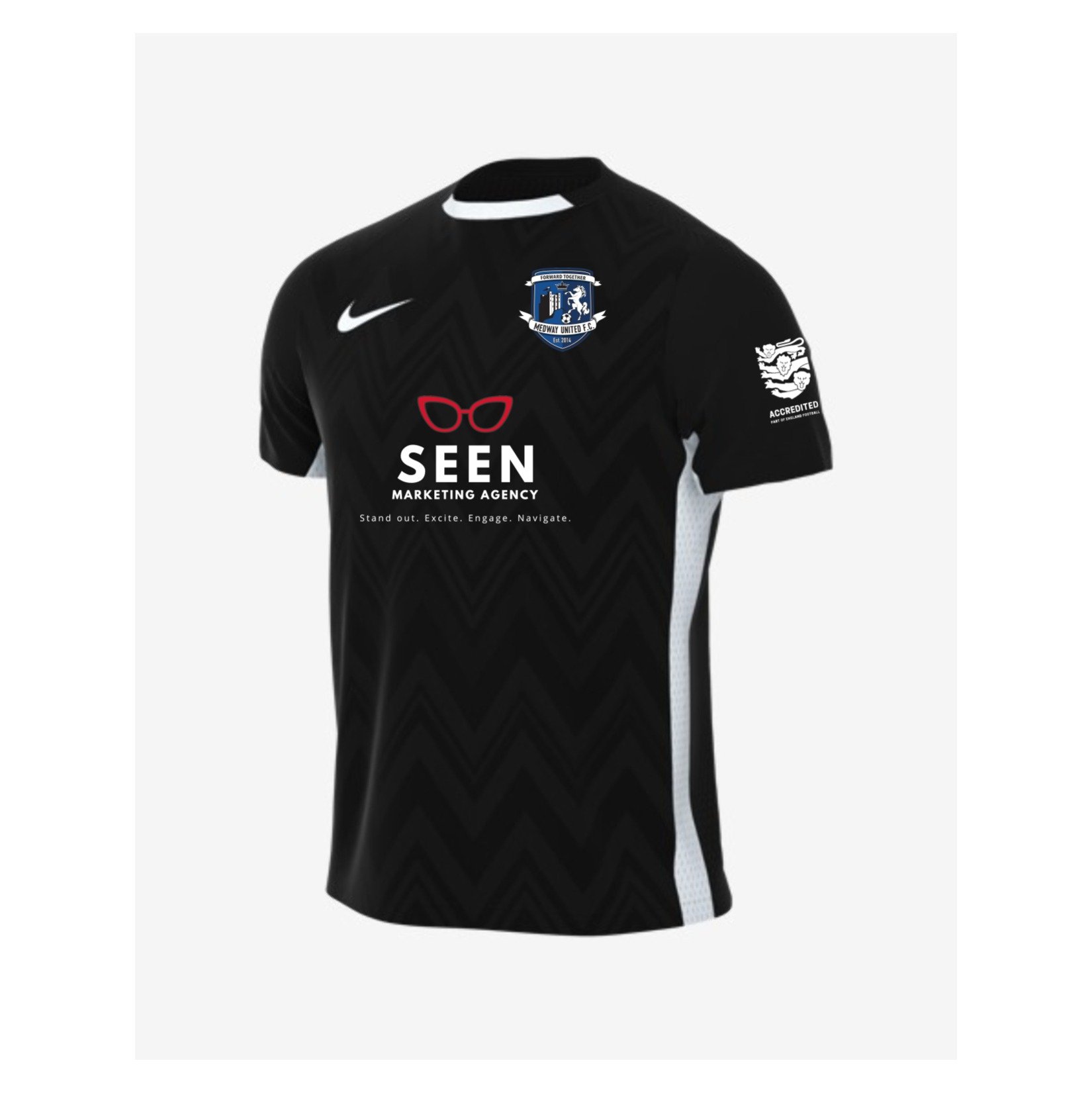 Nike Dri-FIT Challenge V Jersey - Black/White