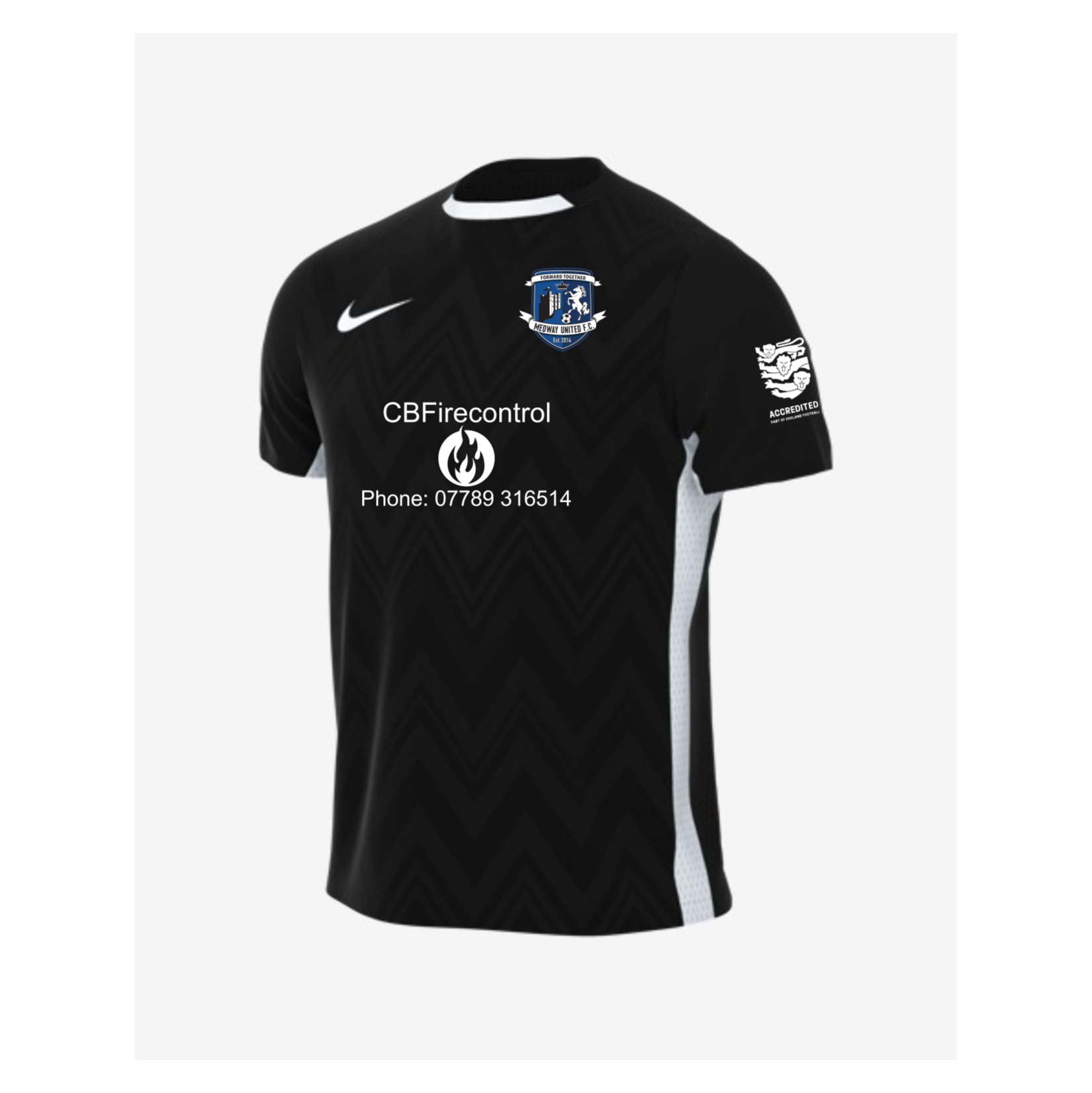 Nike Dri-FIT Challenge V Jersey - Black/White