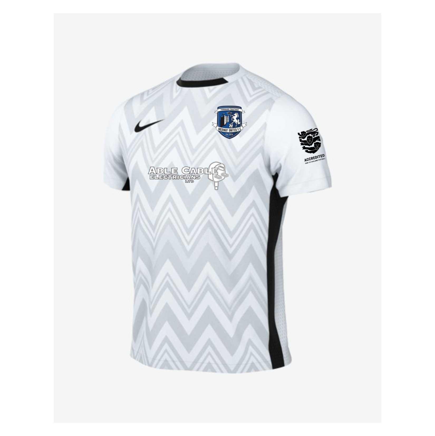 Nike Dri-FIT Challenge V Jersey - White/Black