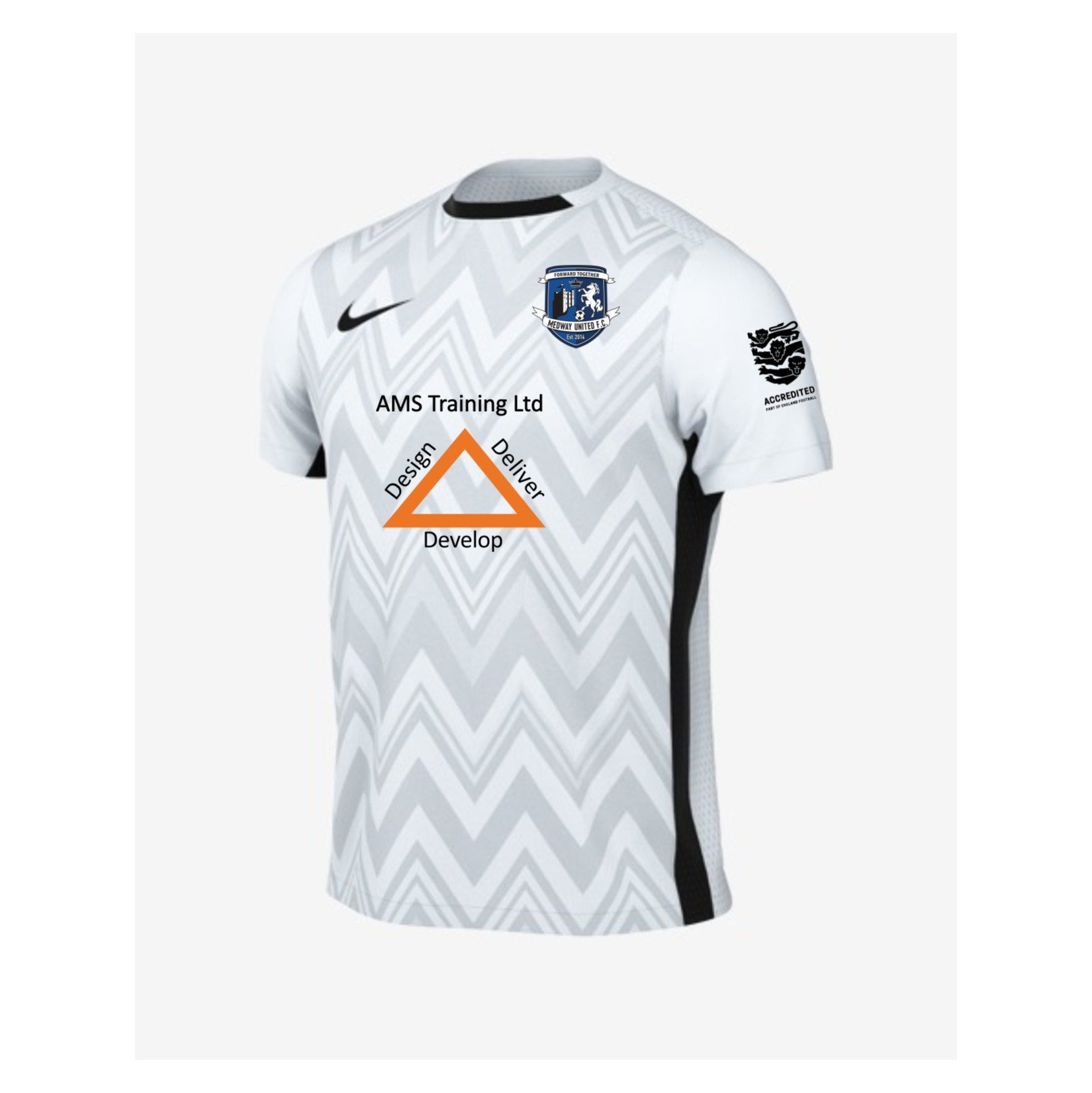 Nike Dri-FIT Challenge V Jersey - White/Black