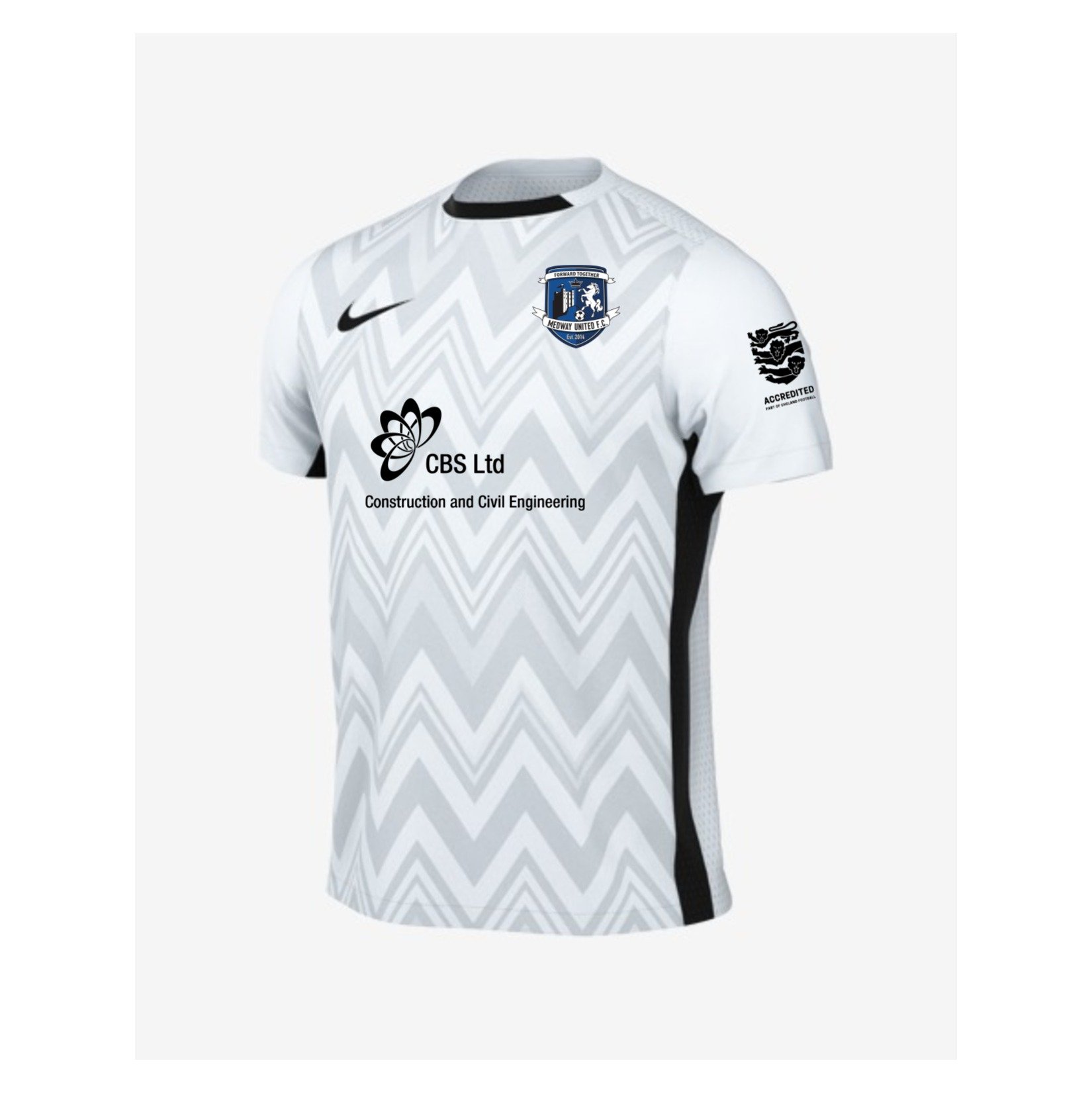 Nike Dri-FIT Challenge V Jersey - White/Black