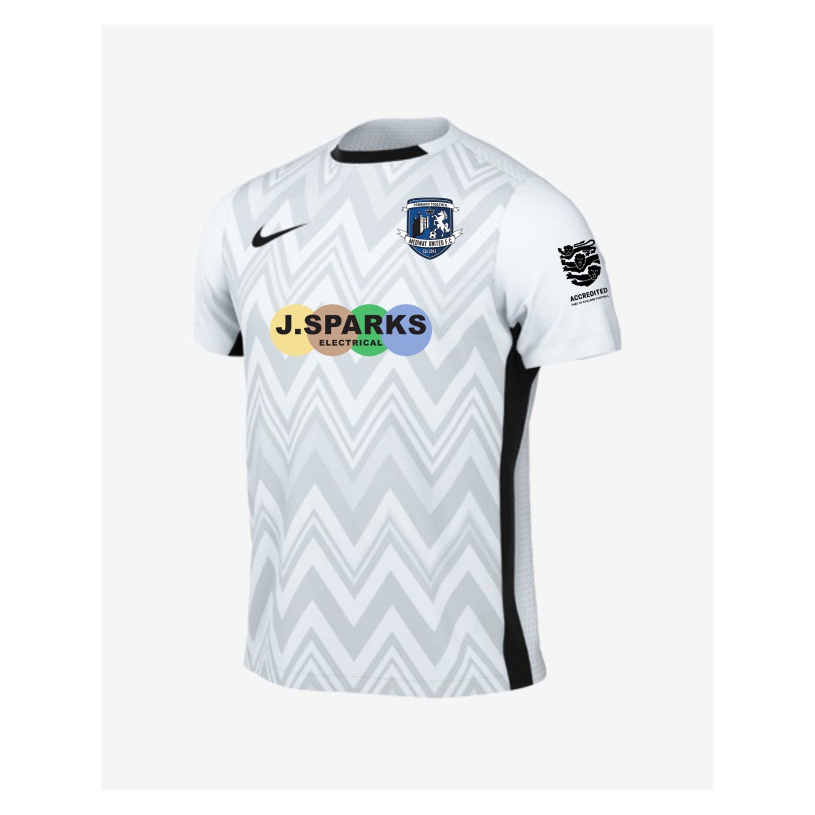 Nike Dri-FIT Challenge V Jersey - White/Black
