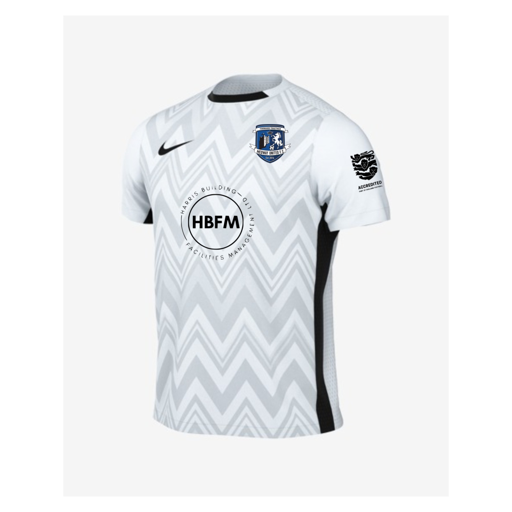 Nike Dri-FIT Challenge V Jersey - White/Black