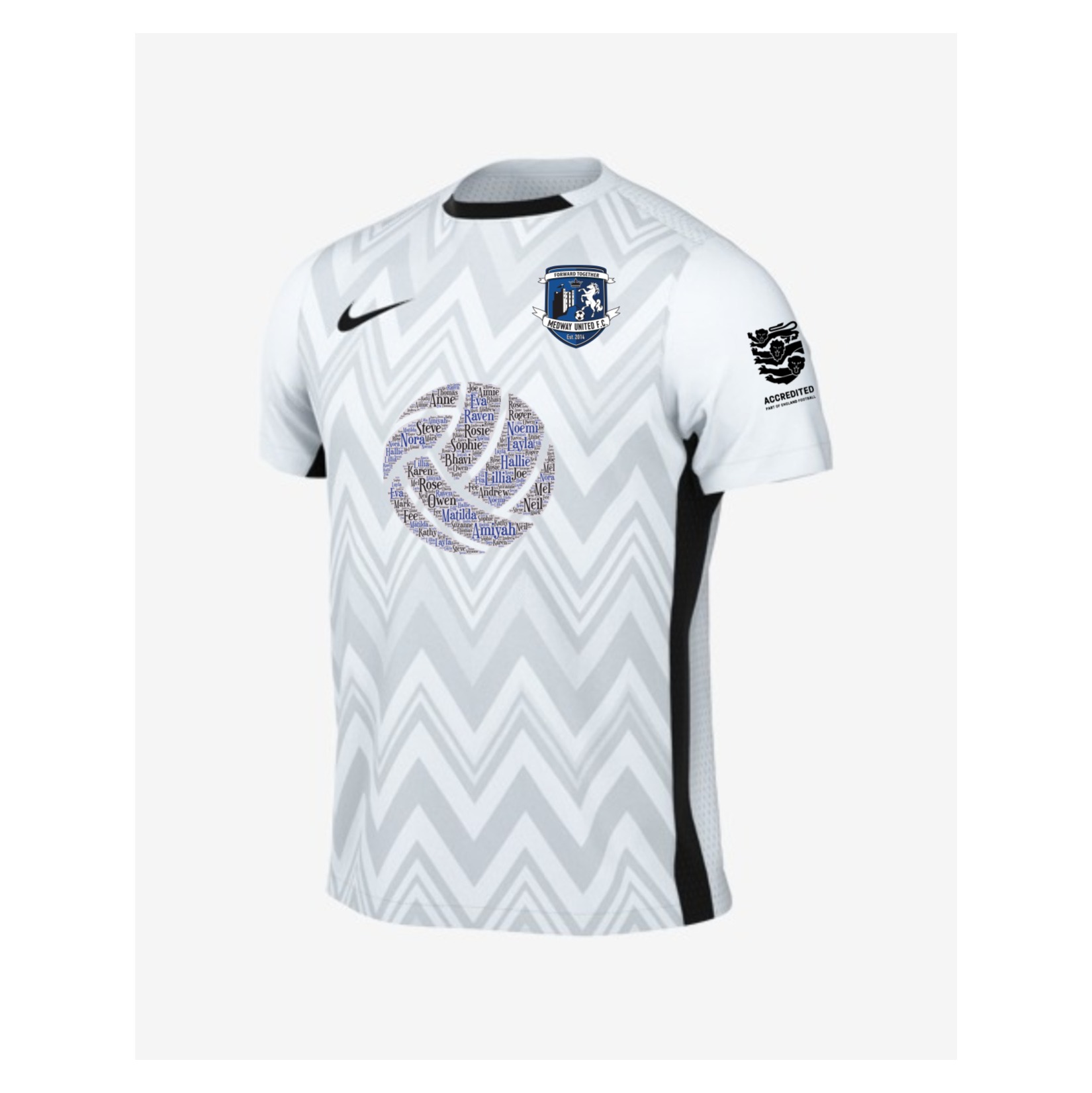 Nike Dri-FIT Challenge V Jersey - White/Black