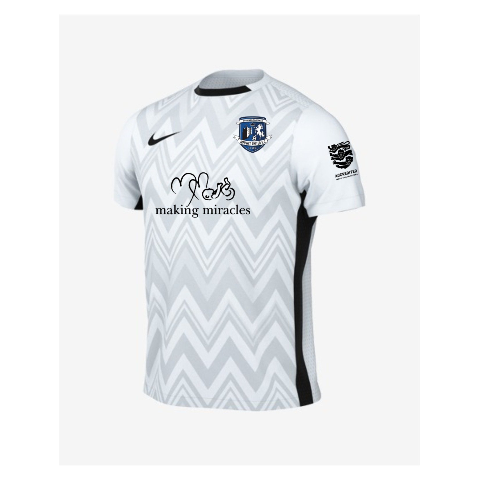 Nike Dri-FIT Challenge V Jersey - White/Black