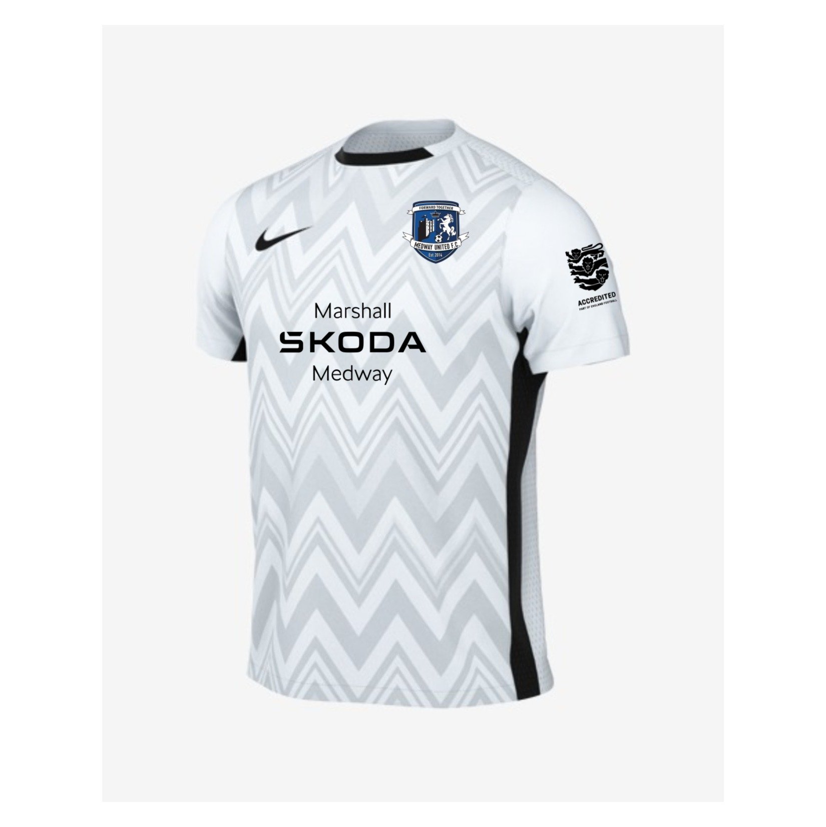 Nike Dri-FIT Challenge V Jersey - White/Black